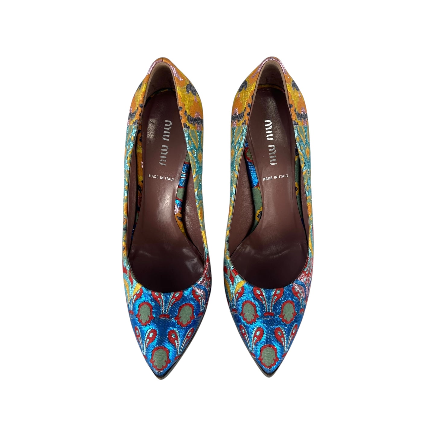 Miu Miu Brocade Heels