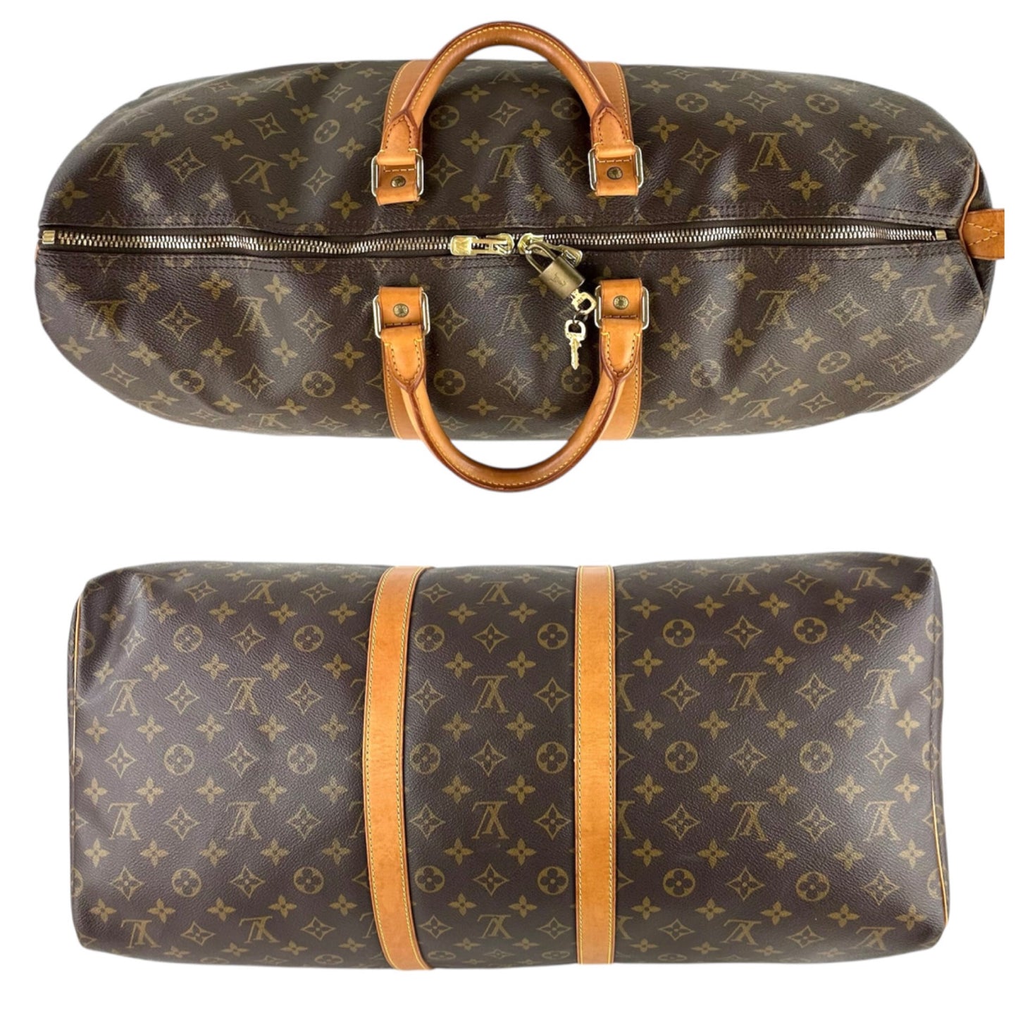 Louis Vuitton Vintage Monogram Keepall 55 Bag