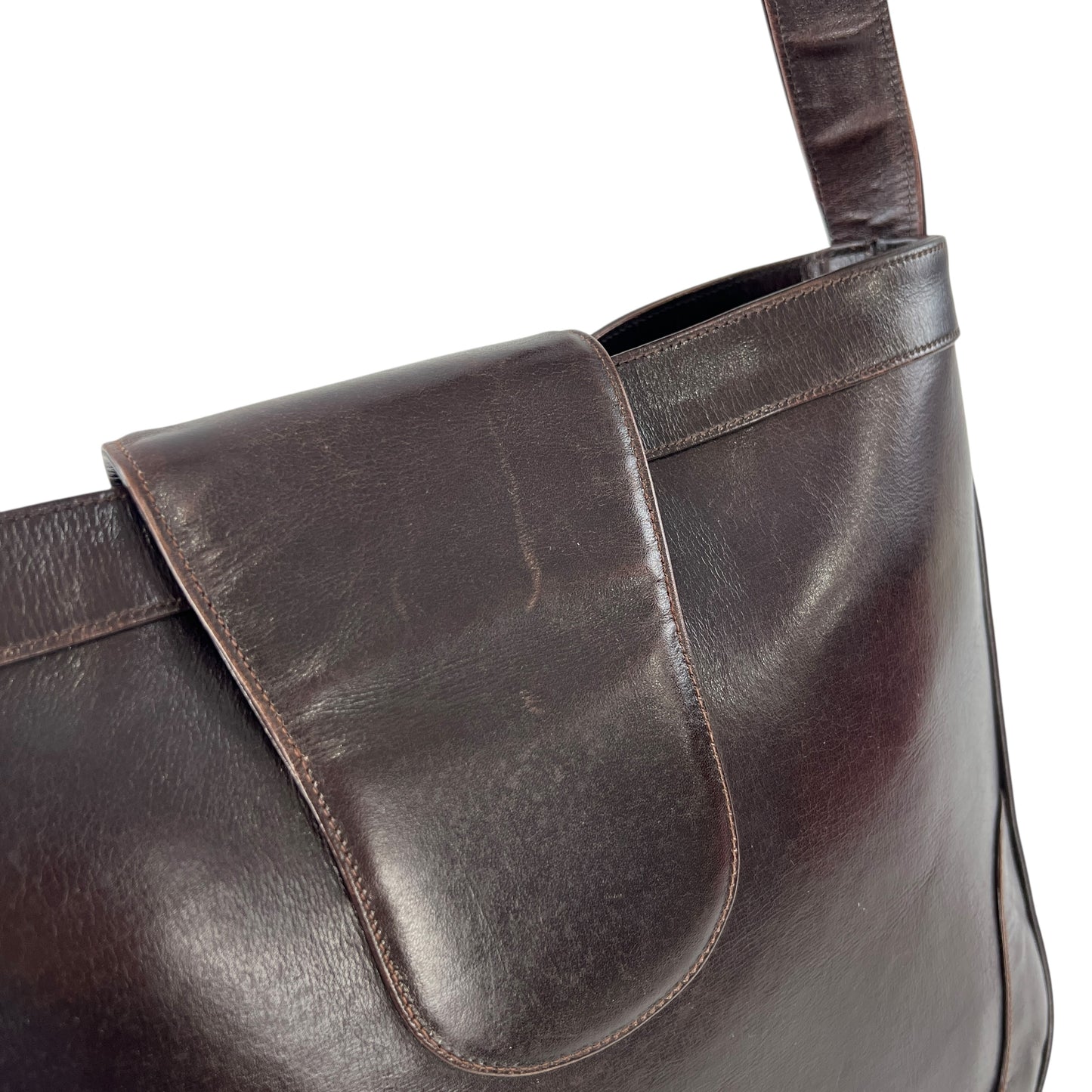 Gucci Vintage Leather Shoulder Bag