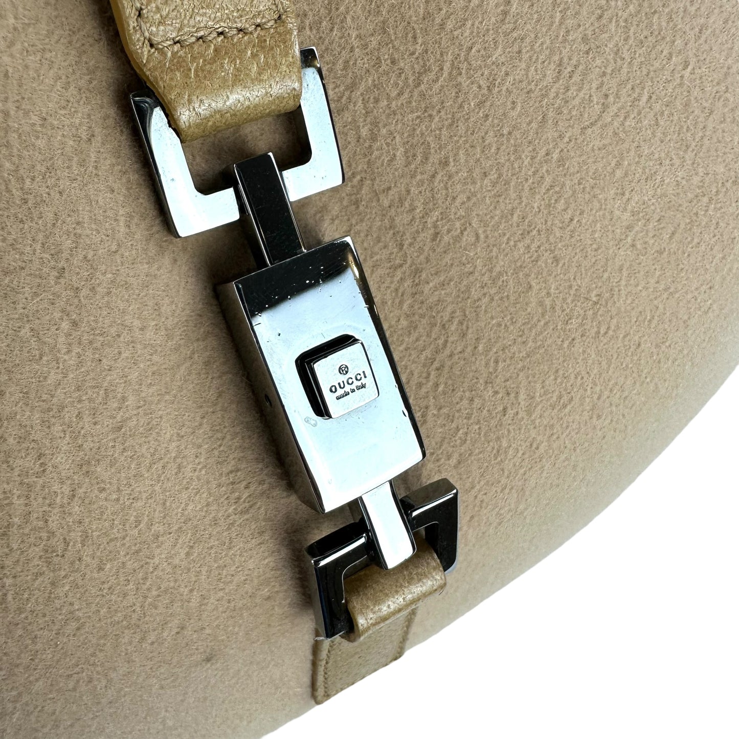 Gucci Jackie Felt Shoulder Bag