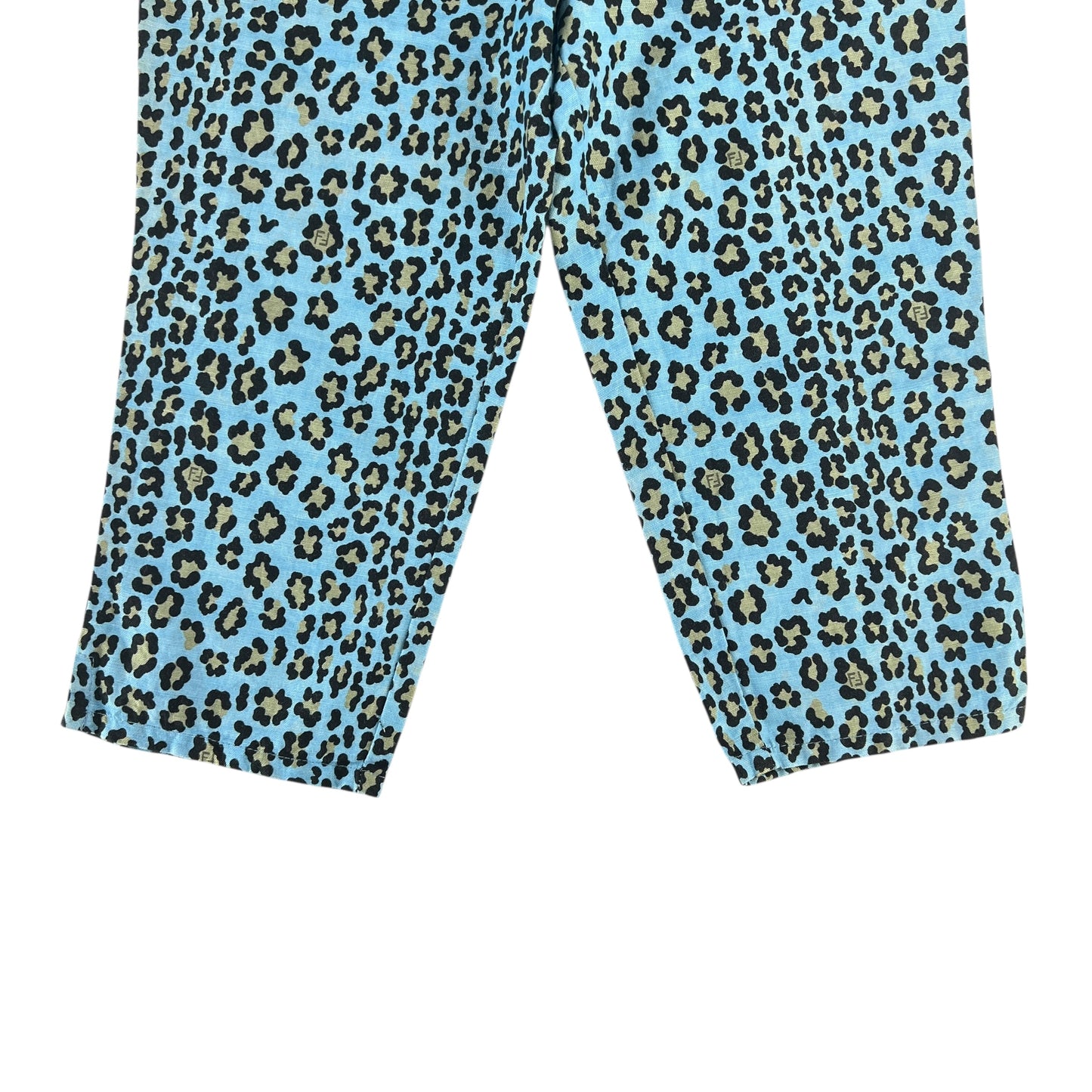 Fendi Vintage Leopard Print Capris