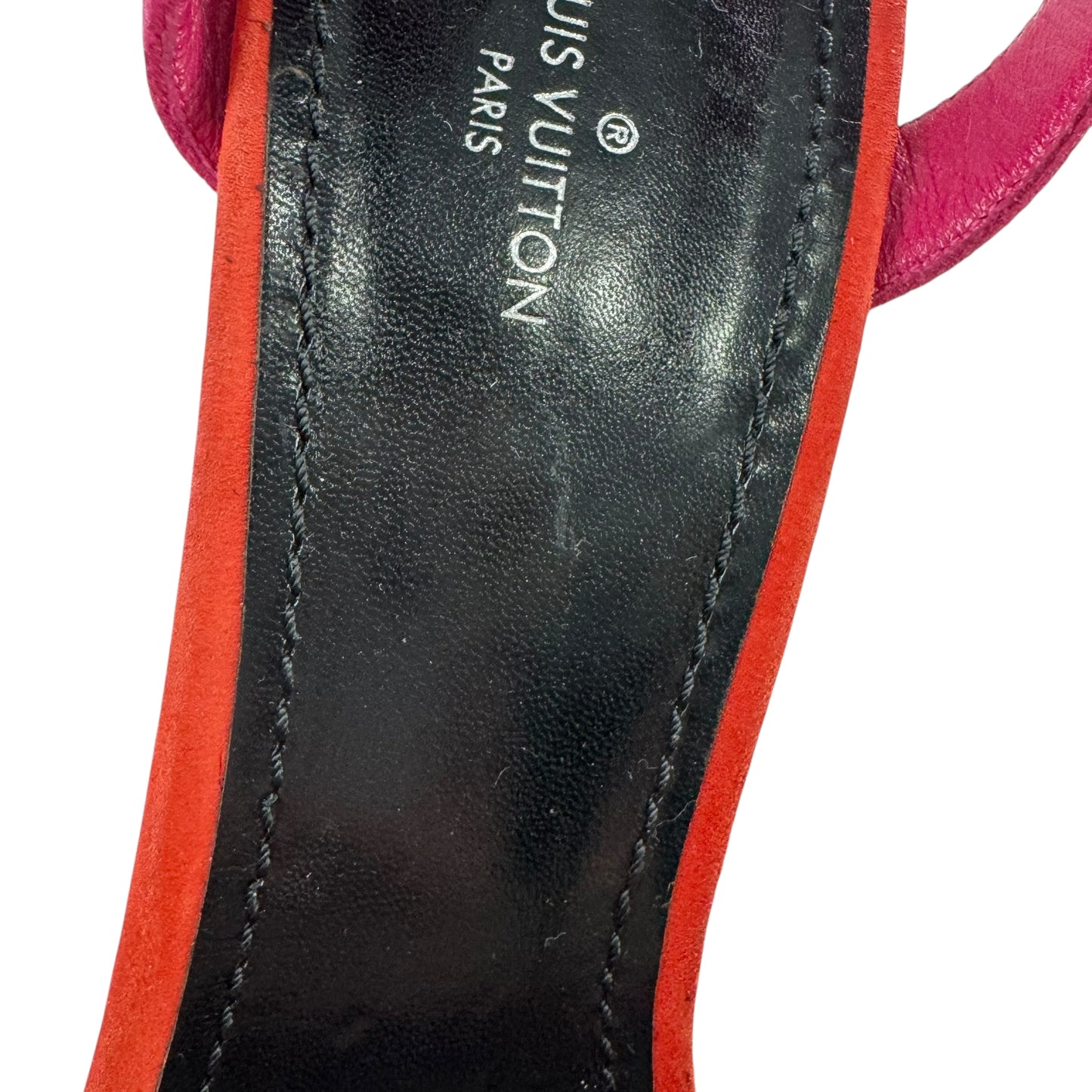 Louis Vuitton Suede Wedges