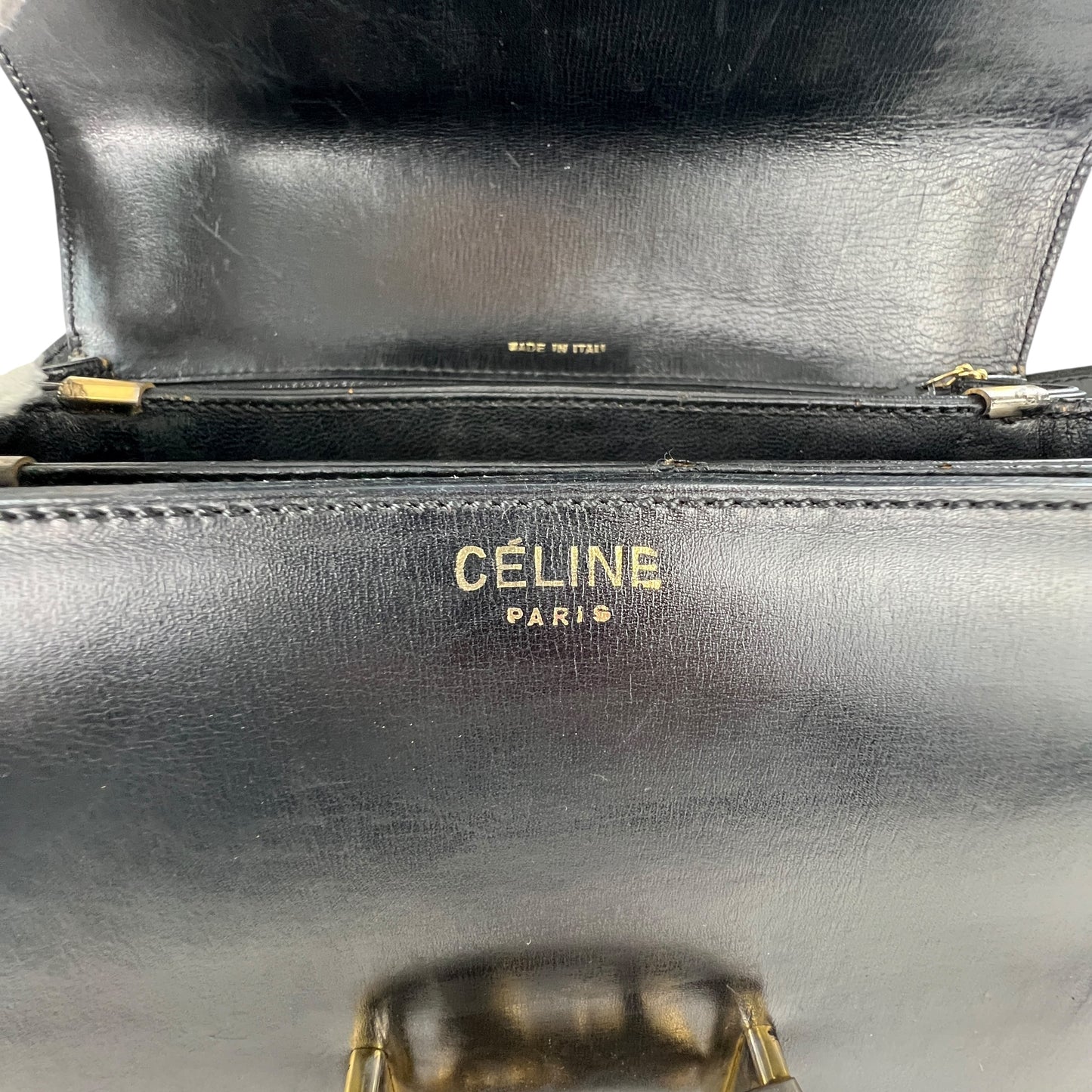 Celine Vintage Leather Shoulder Bag