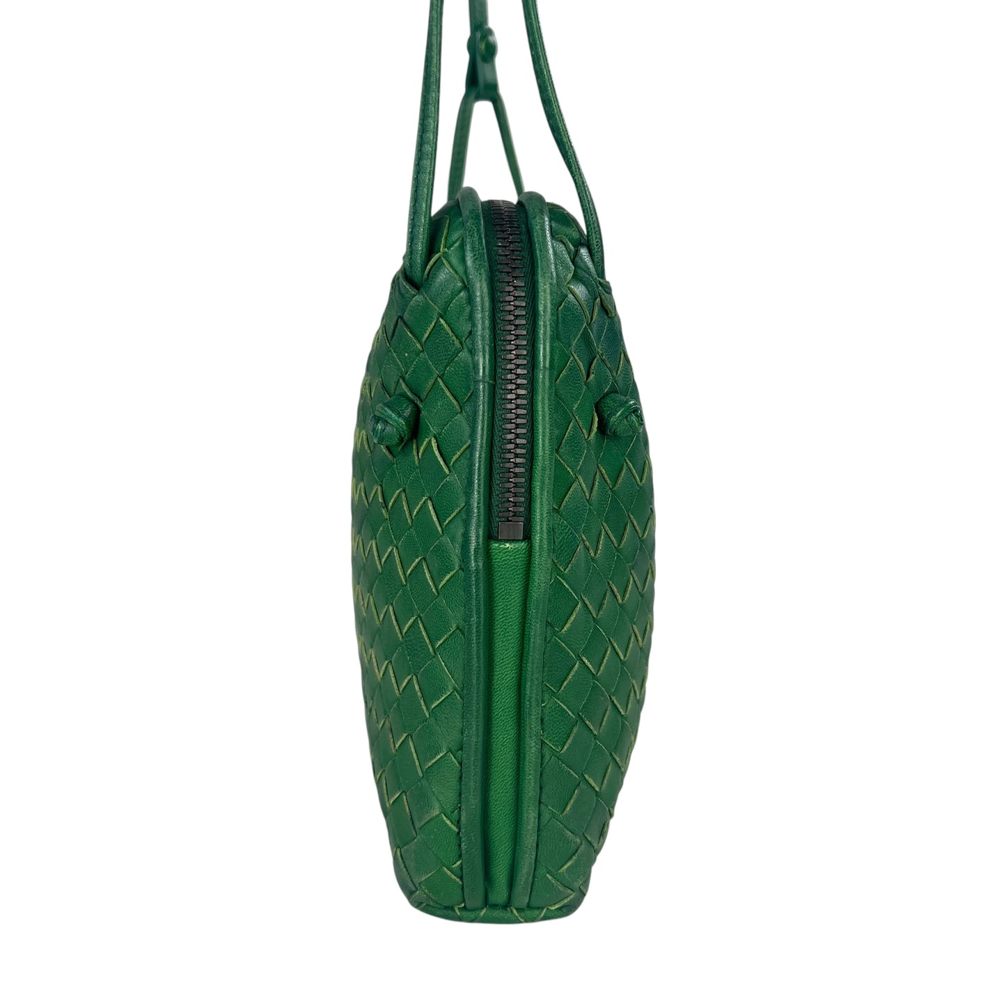 Bottega Veneta Intrecciato Leather Crossbody Bag