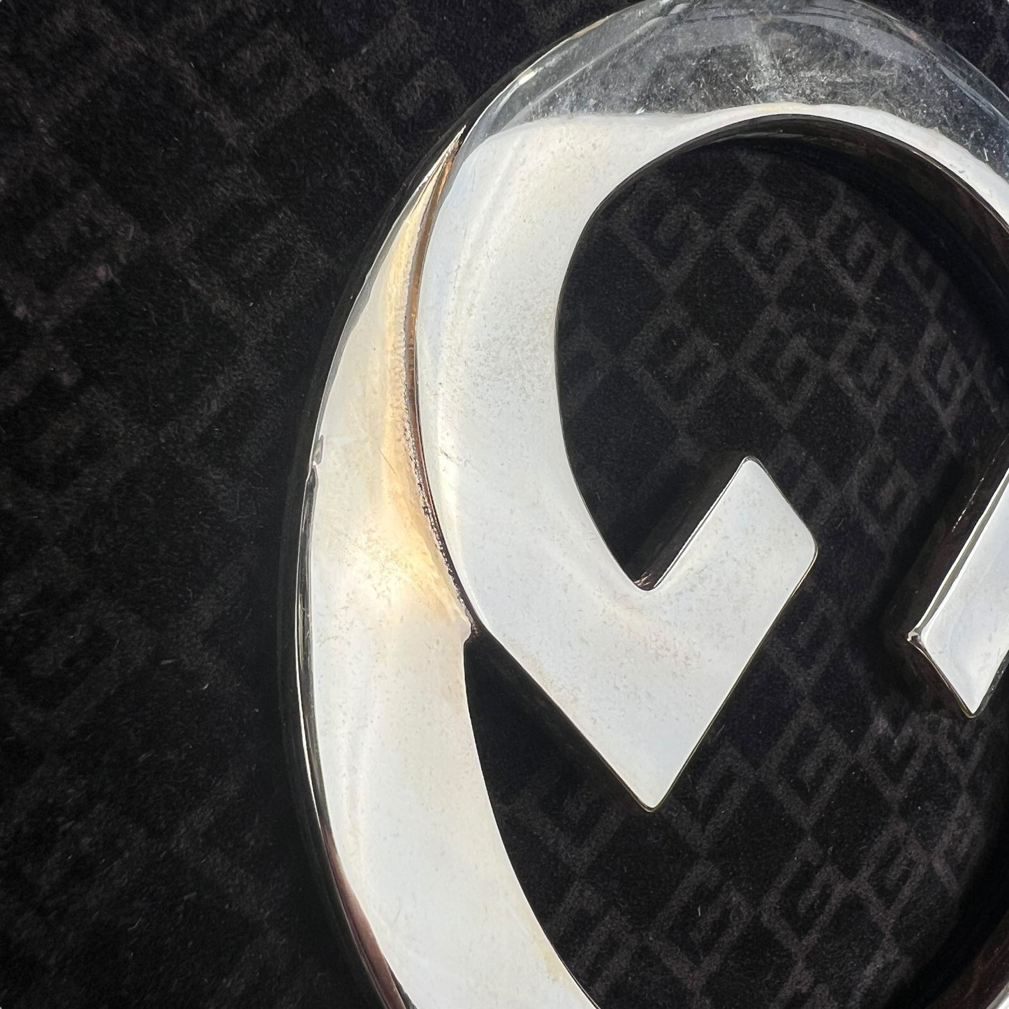 Gucci Vintage Suede Shoulder Bag