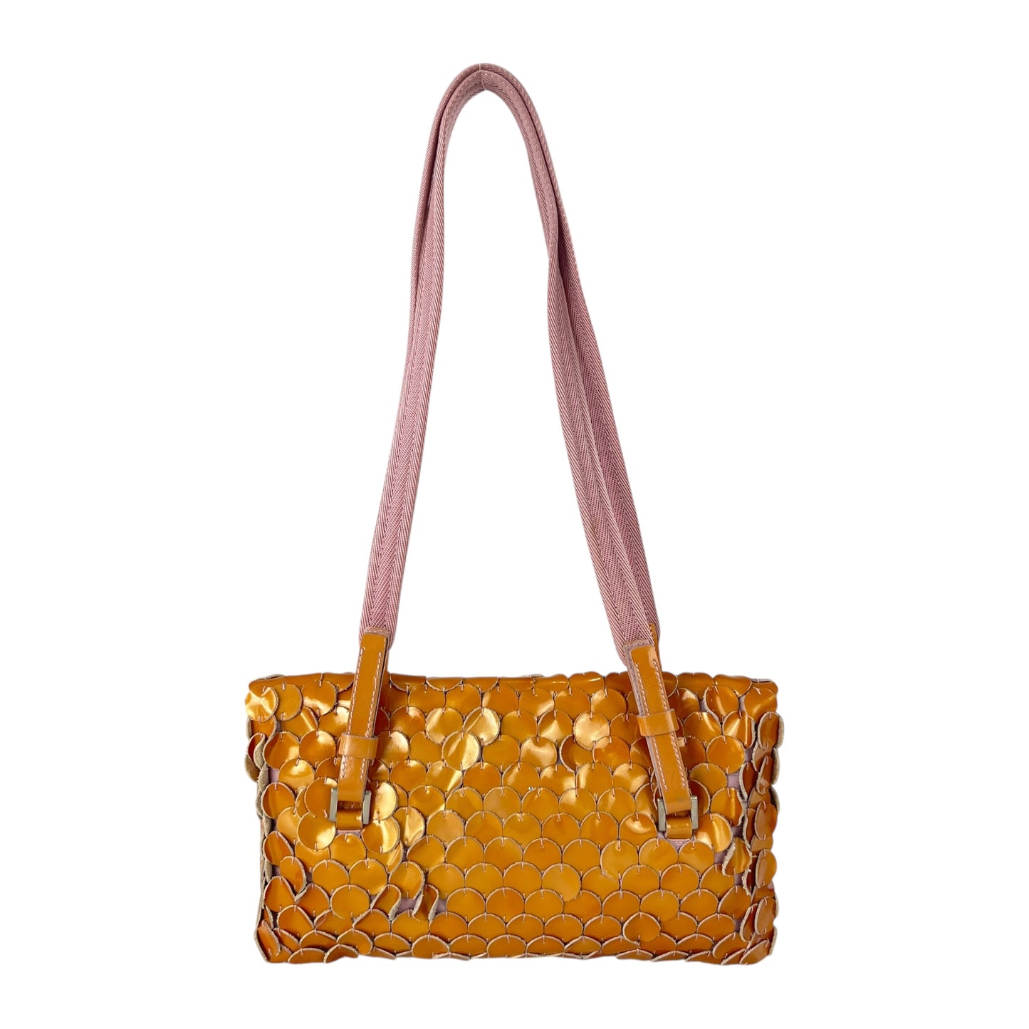 Prada Patent Leather Coins Shoulder Bag