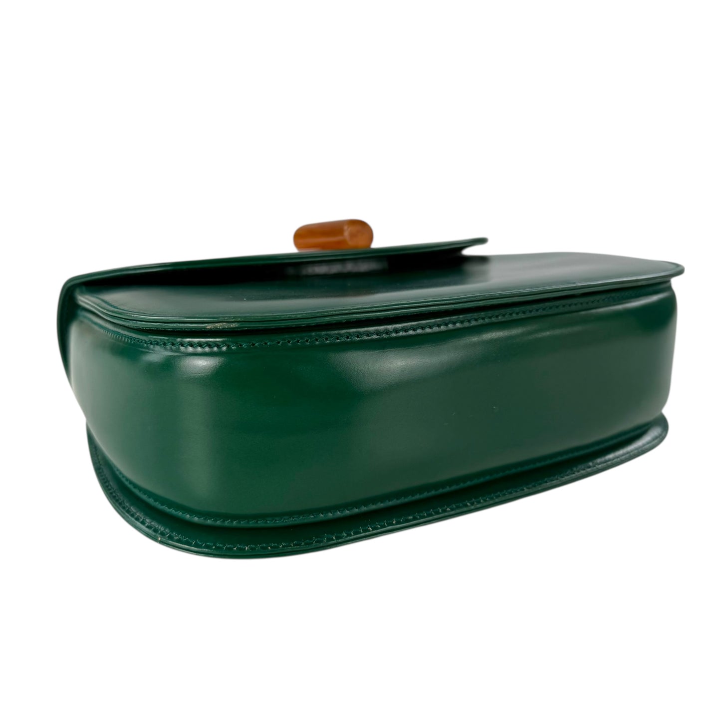 Gucci Top Handle Leather Turnlock Handbag