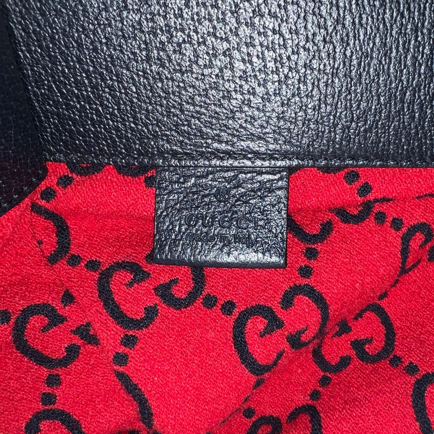 Gucci Monogram Wool Tote Bag