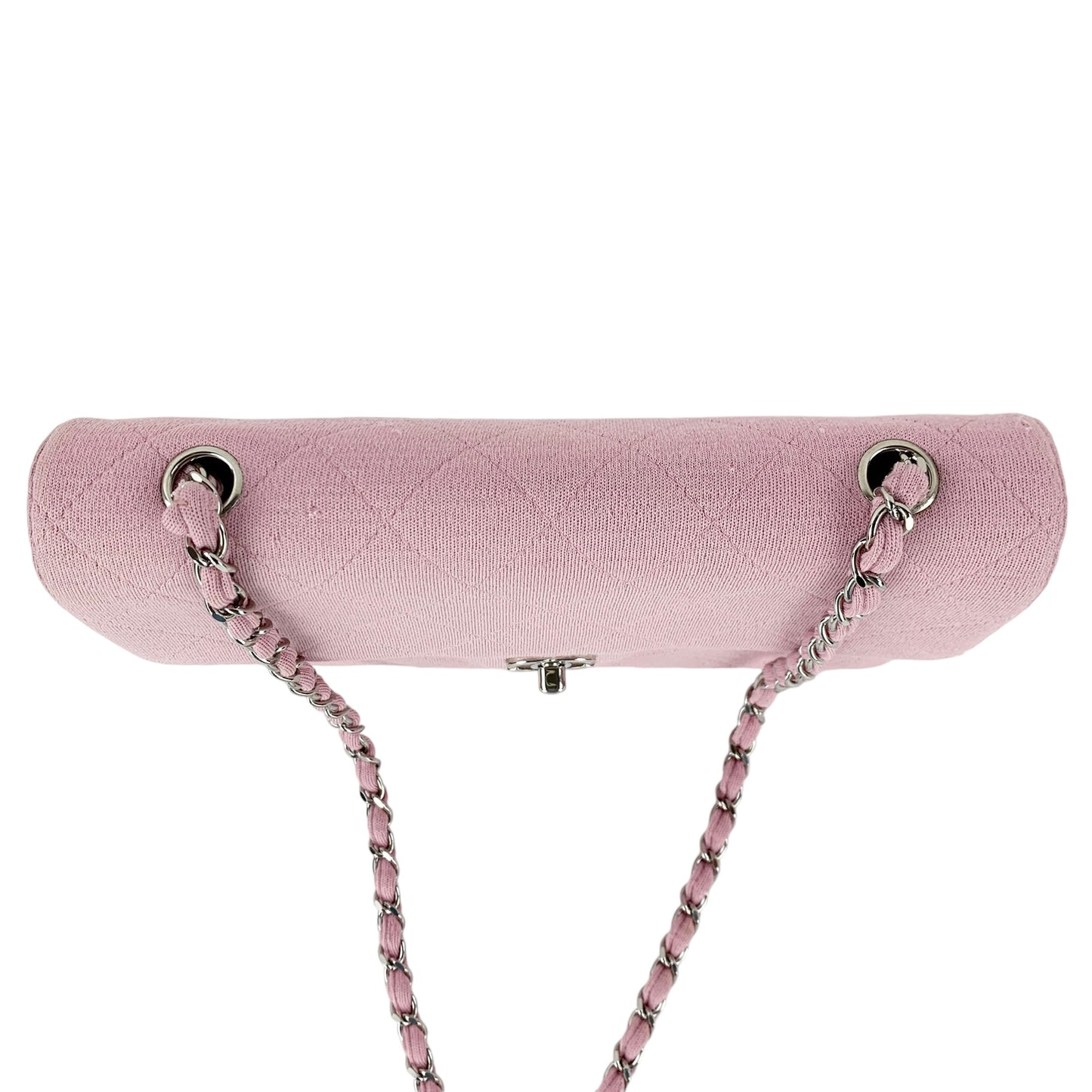 Chanel Matelasse Single Flap Jersey Medium Shoulder Bag