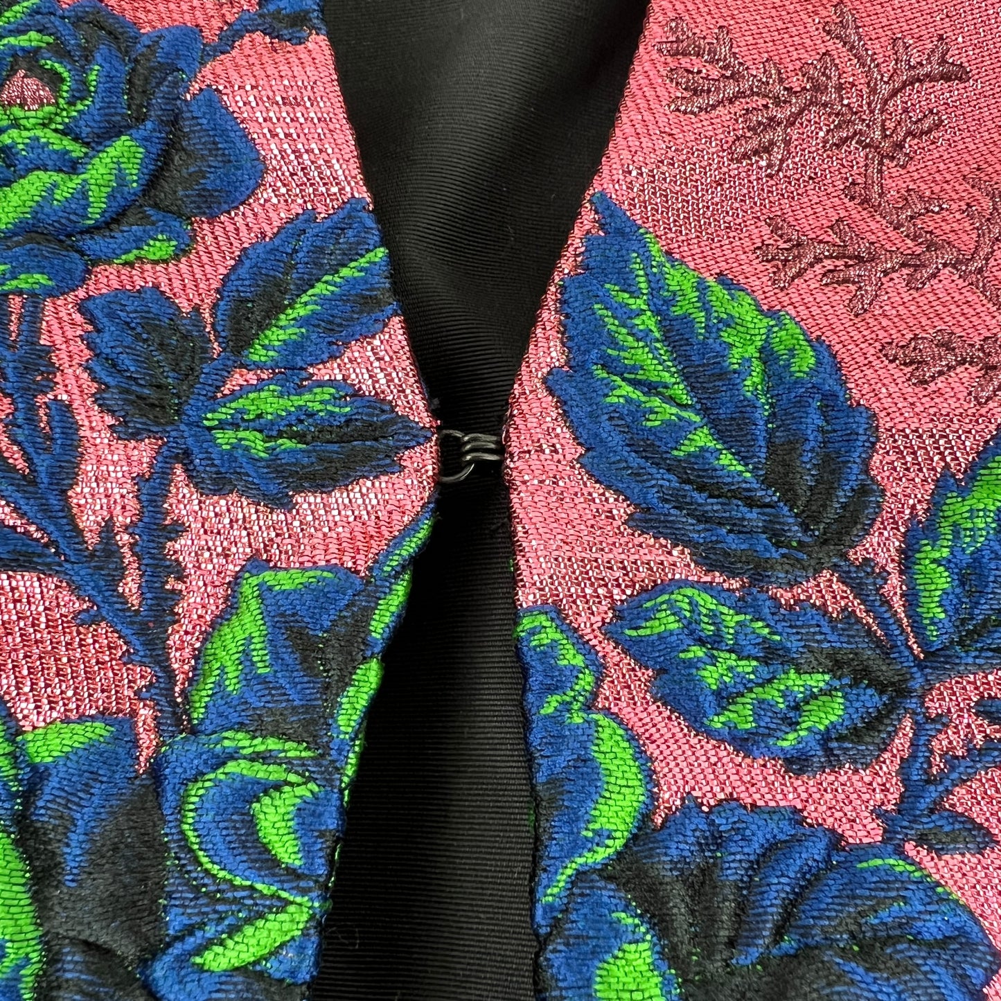 Gucci Floral Embroidered Brocade Cape