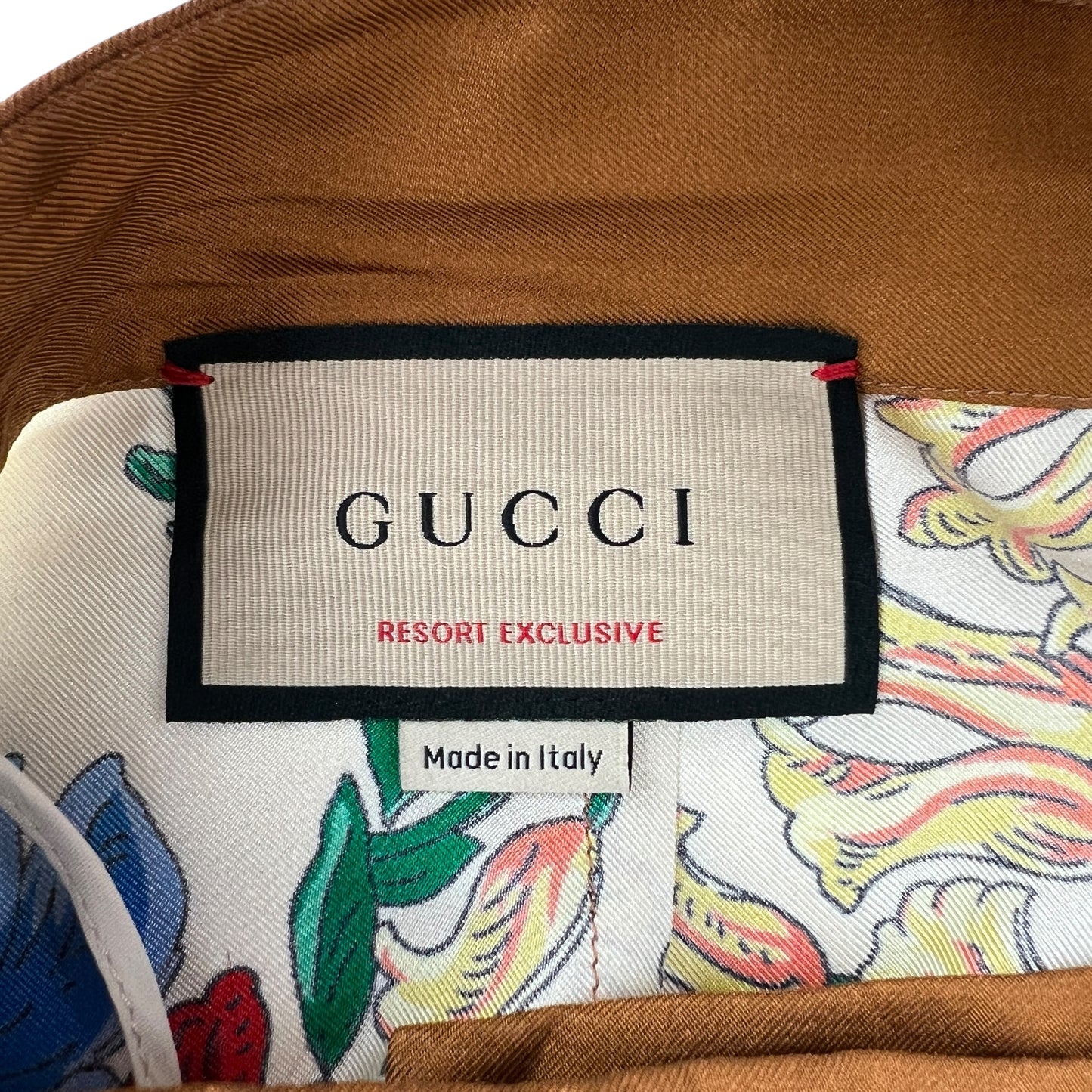 Gucci Resort Exclusive Flora Silk Wrap Skirt