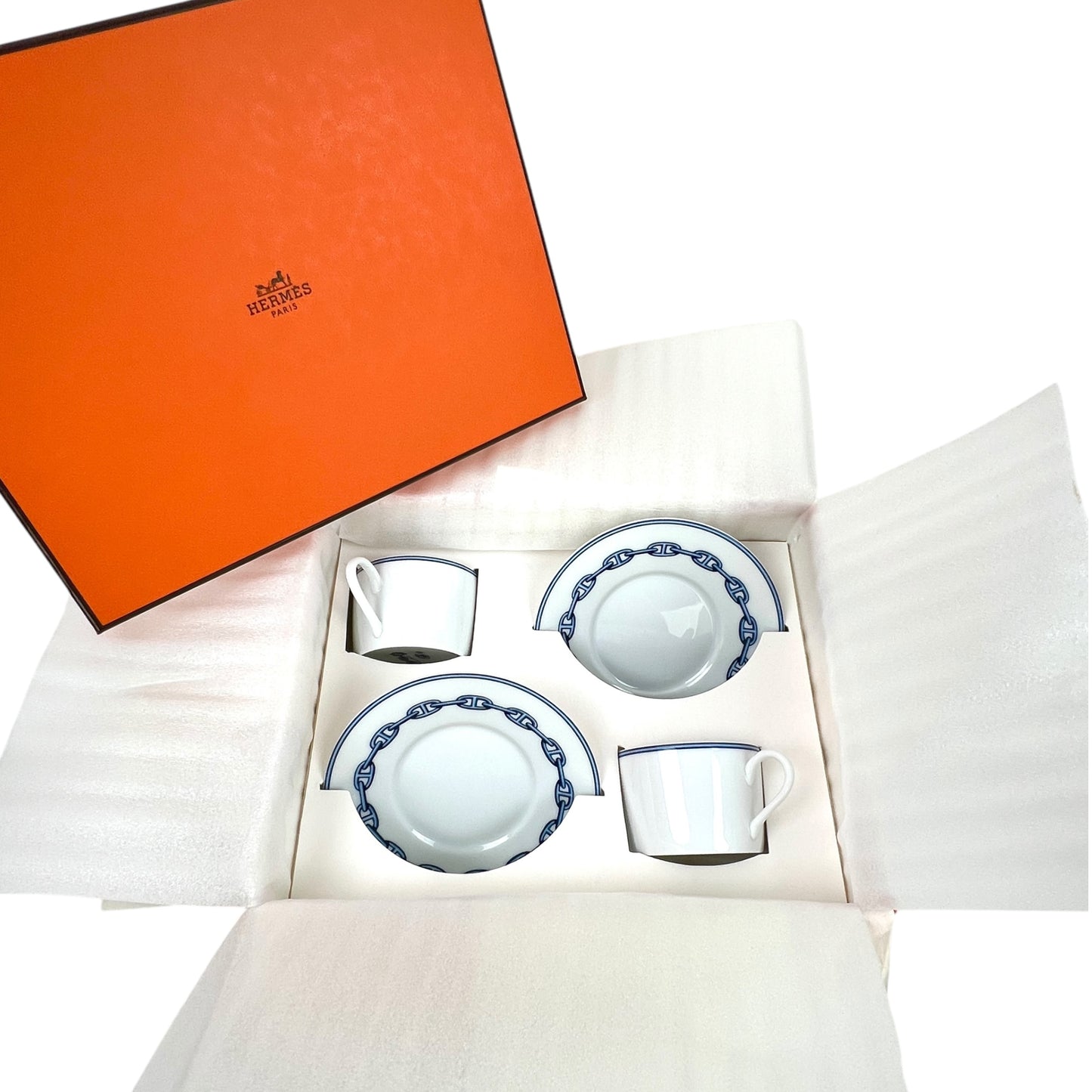 Hermès Chaine d'Ancre Cup & Saucer Set