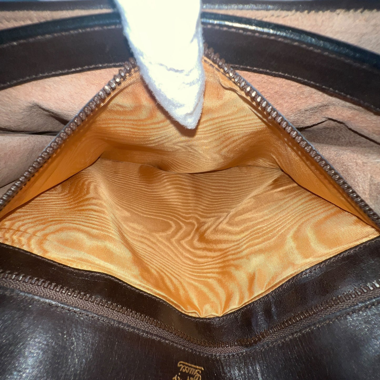 Gucci Vintage Suede Shoulder Bag