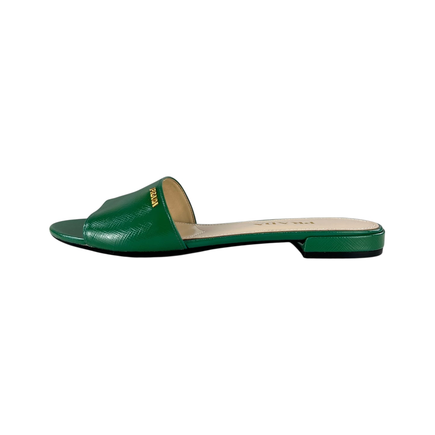 Prada Saffiano Leather Sandals