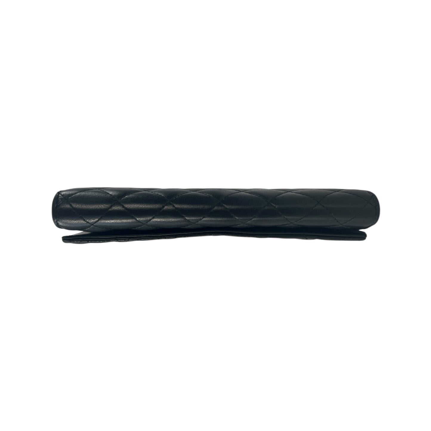Chanel CC Matelassé Leather Long Wallet