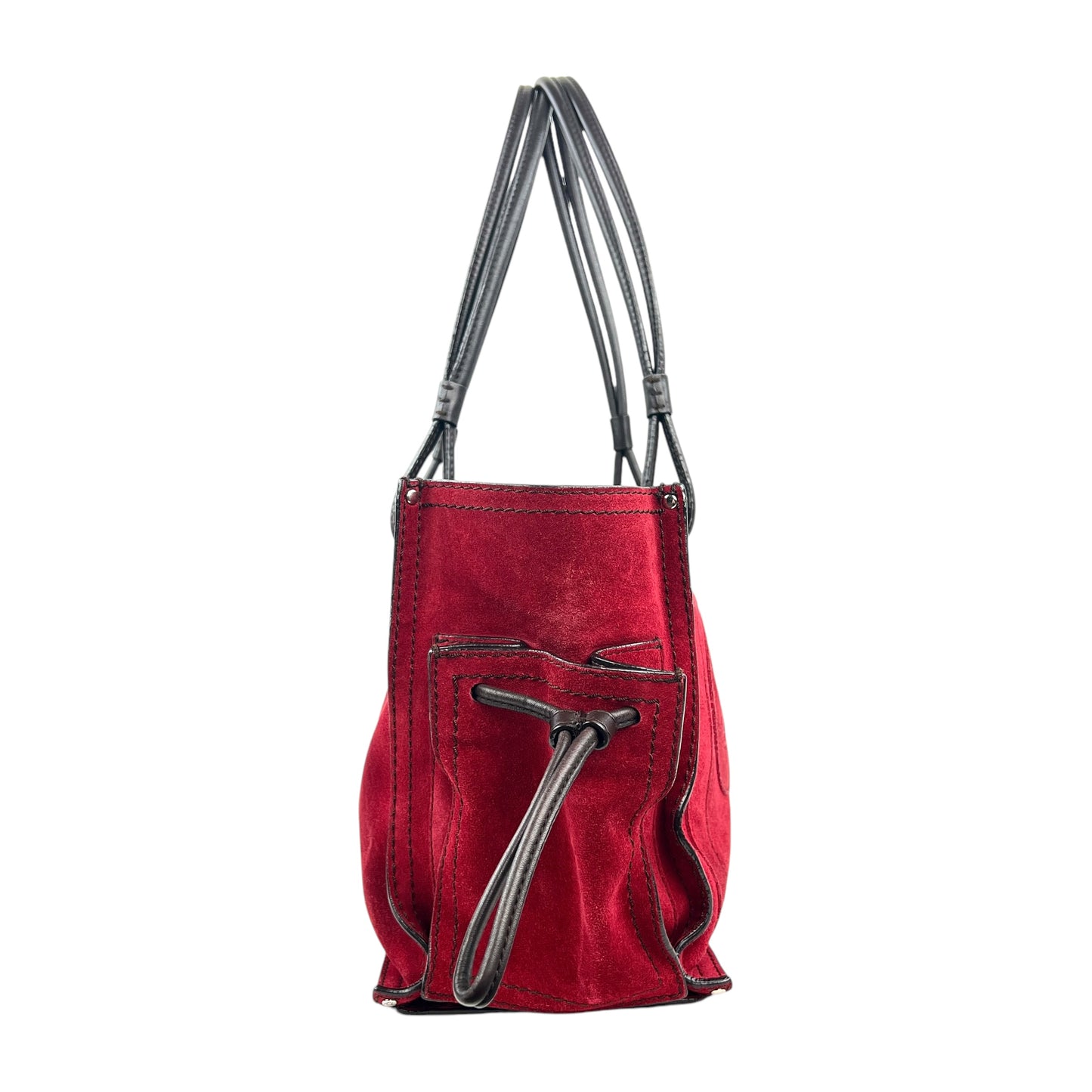 Loewe Anagram Suede Tote Bag