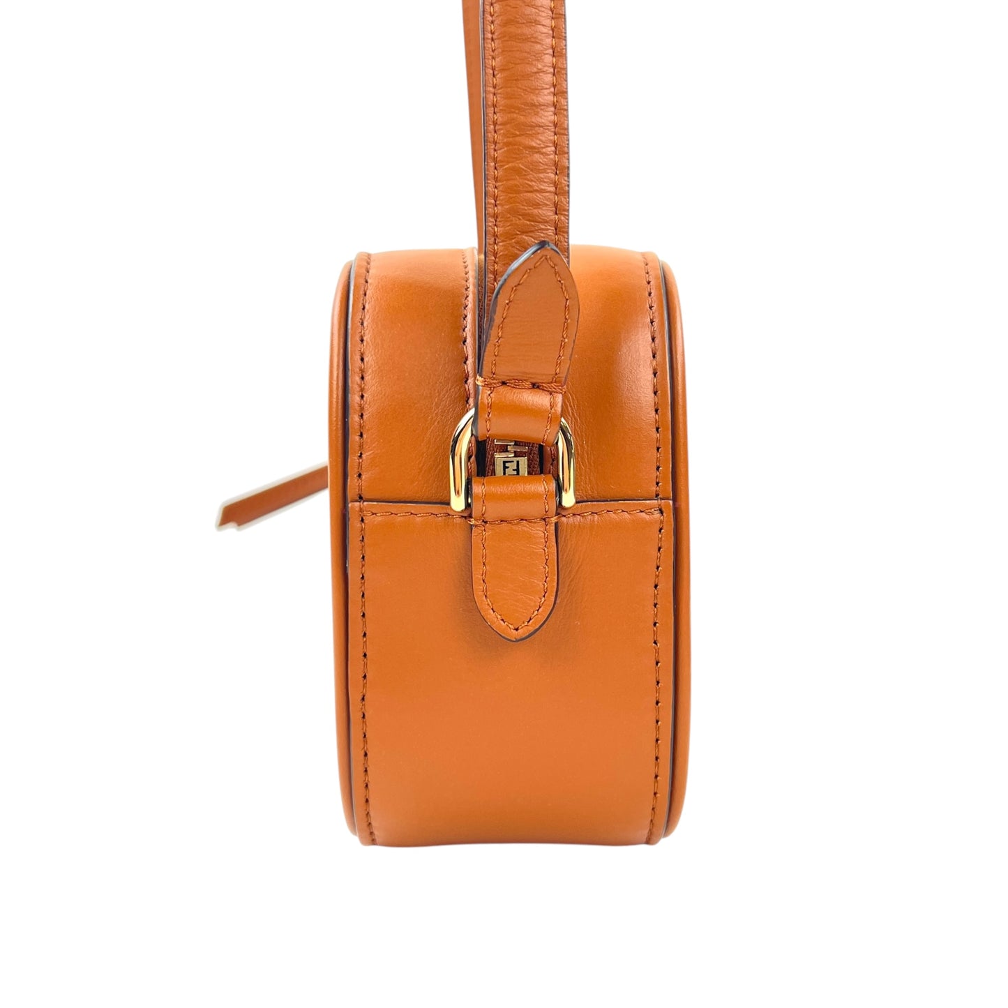 Fendi Zucca Embossed Leather Camera Crossbody Bag