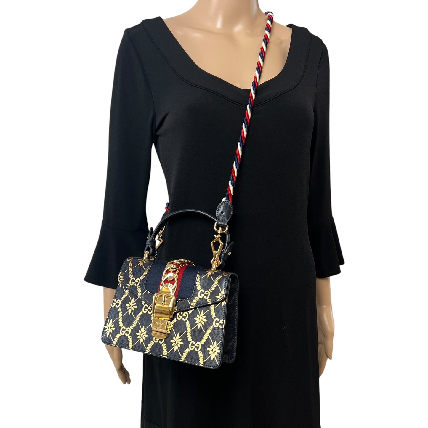 Gucci Monogram Sylvie Two-Way Bag