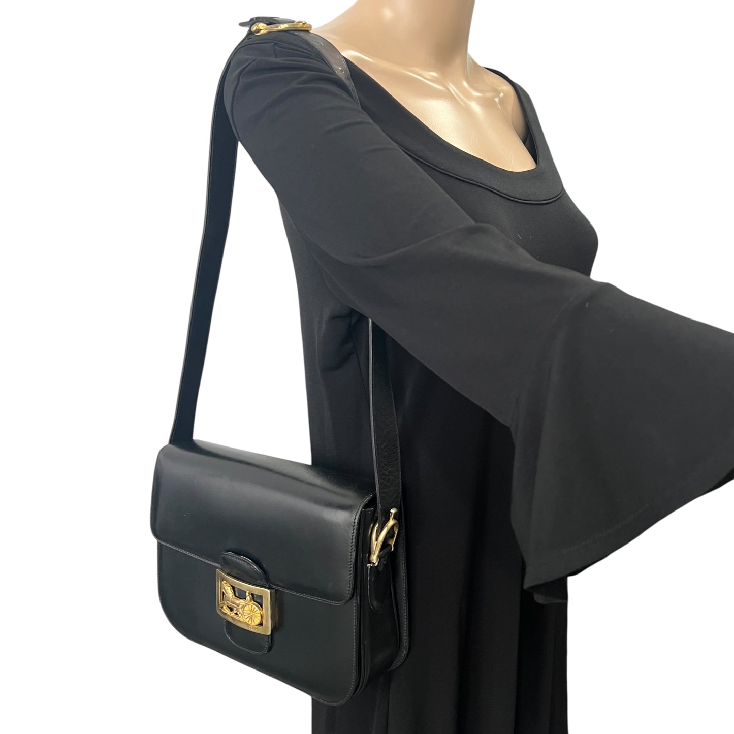 Celine Vintage Leather Shoulder Bag