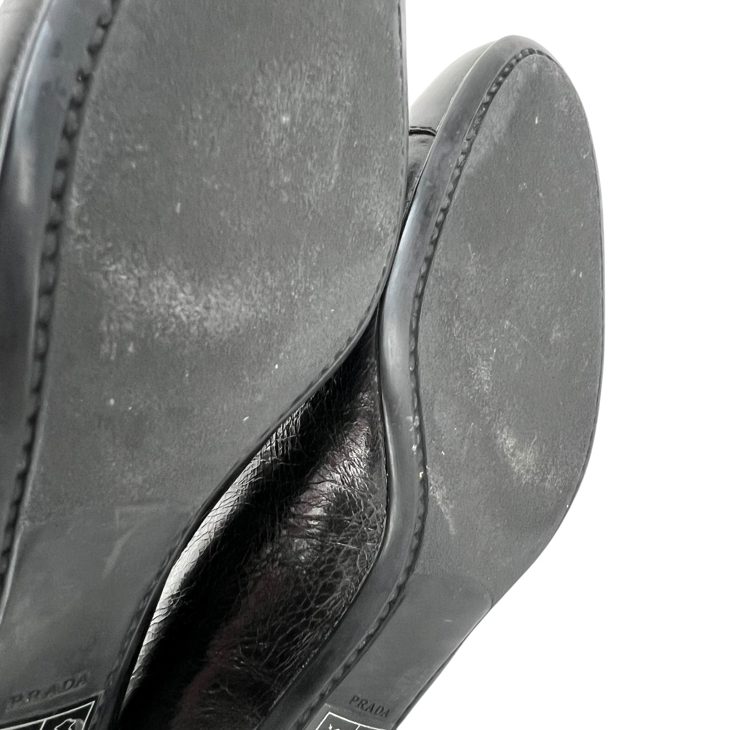 Prada Leather Bow Pumps