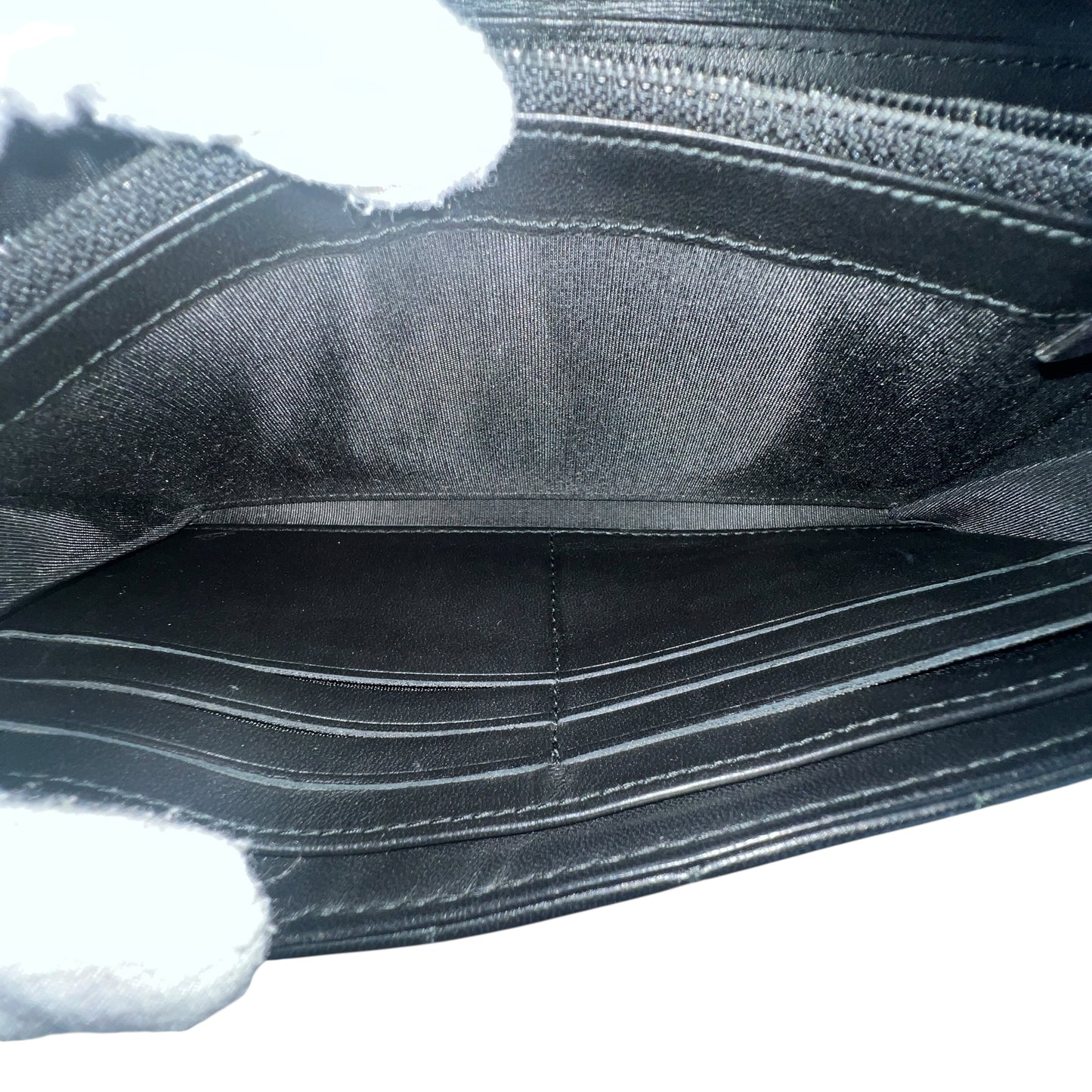 Chanel CC Matelassé Leather Long Wallet