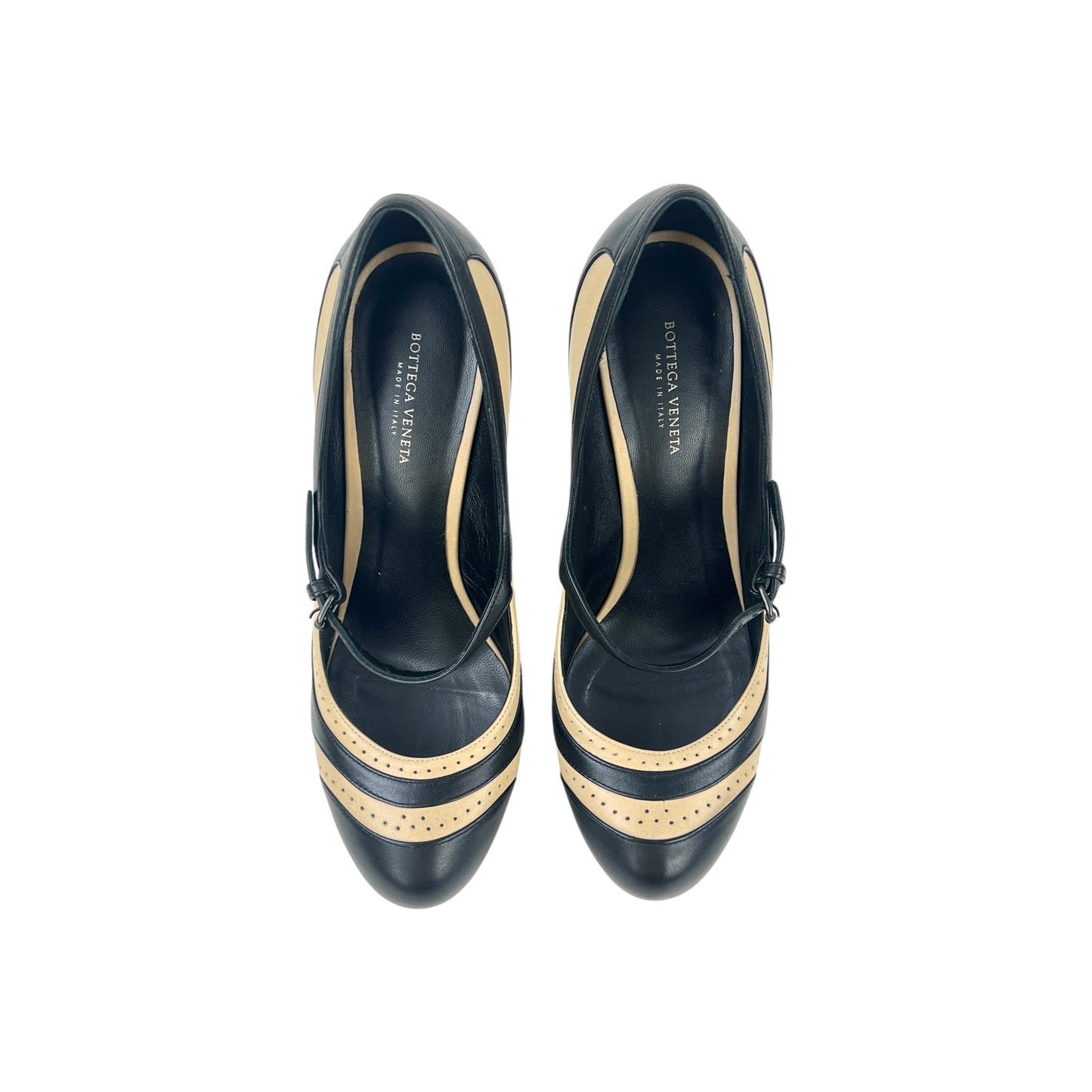 Bottega Veneta Brogue Leather Pumps