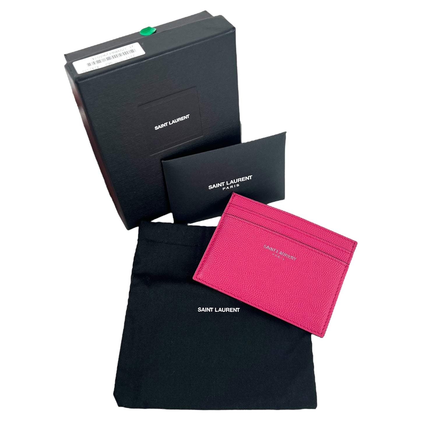 Saint Laurent Leather Card Holder
