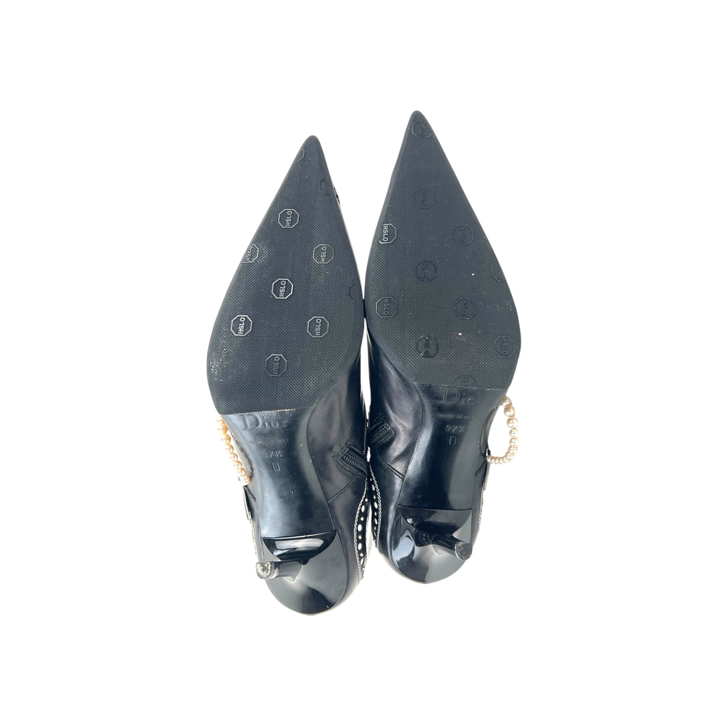 Dior John Galiano D’Trick Pearl Heeled Booties