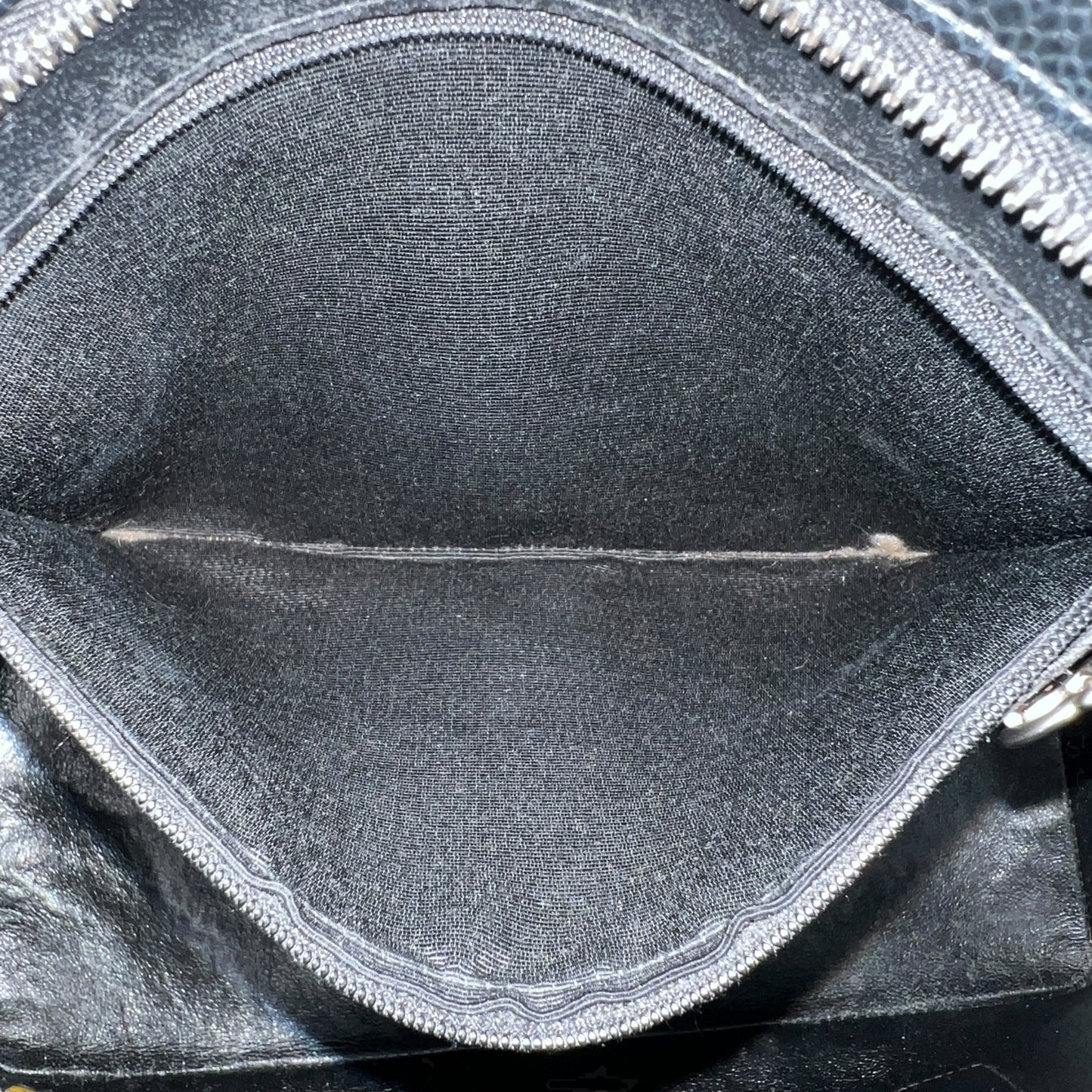 Chanel CC Caviar Leather Medallion Shoulder Bag