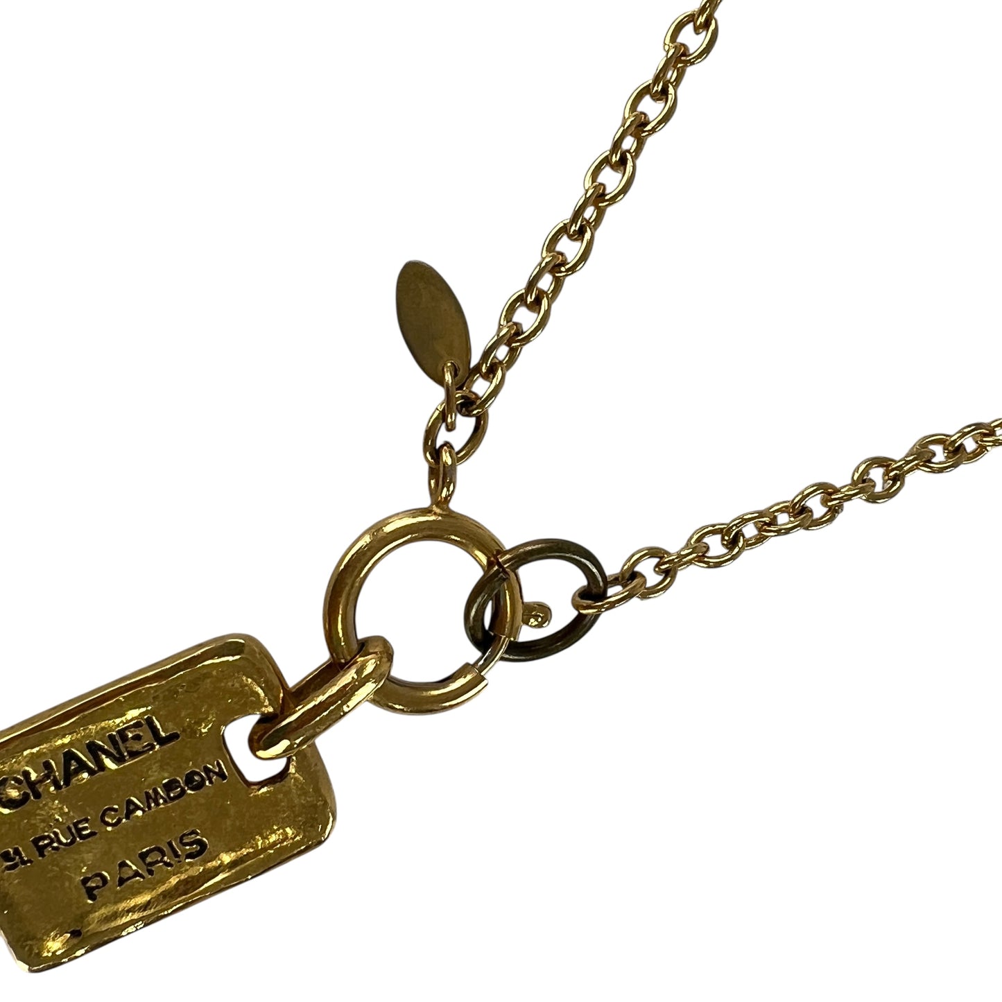 Chanel Vintage Plate Necklace