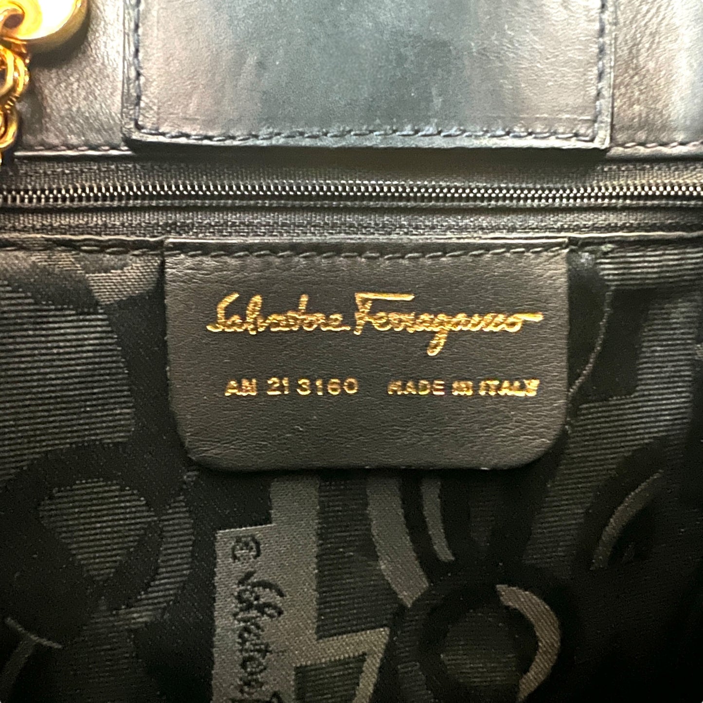 Ferragamo Vintage Leather Bucket Bag