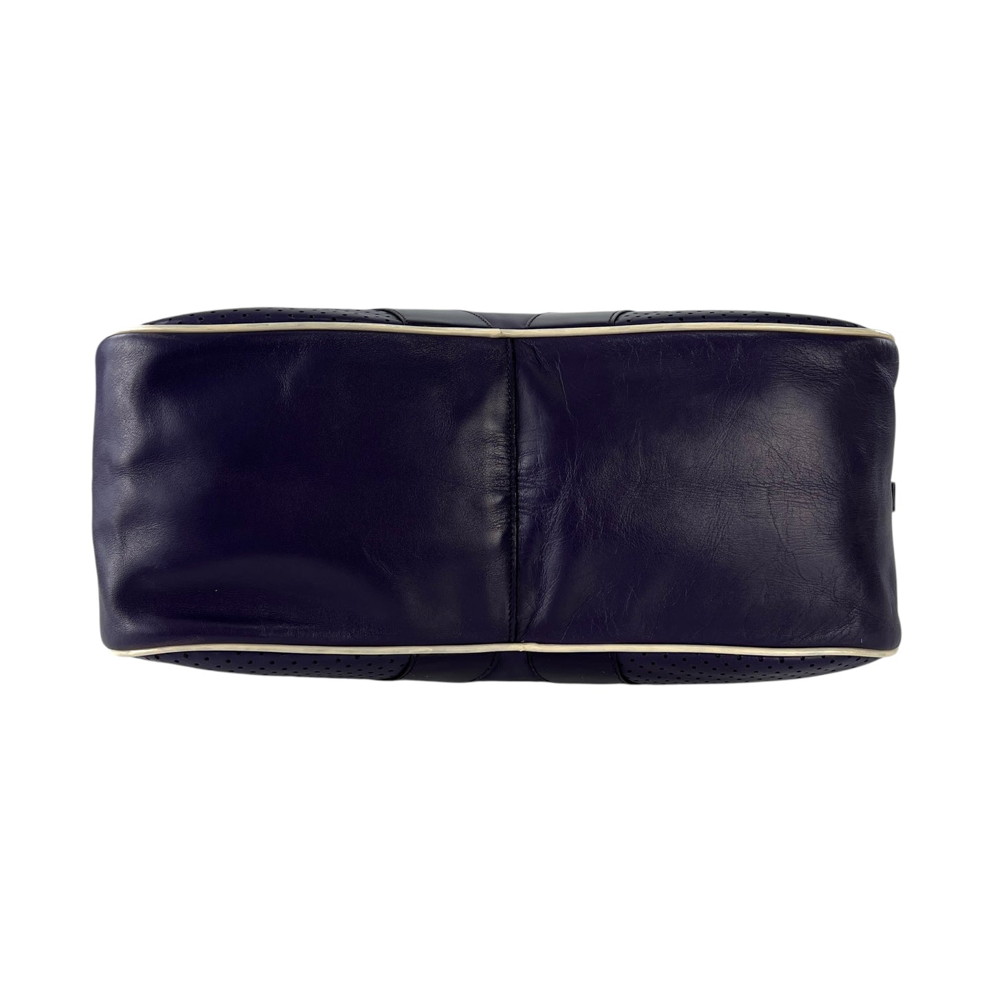 Prada Vitello Drive Leather Bowling Bag