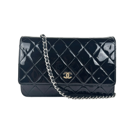 Chanel Wallet On Chain Patent Leather Crossbody Bag
