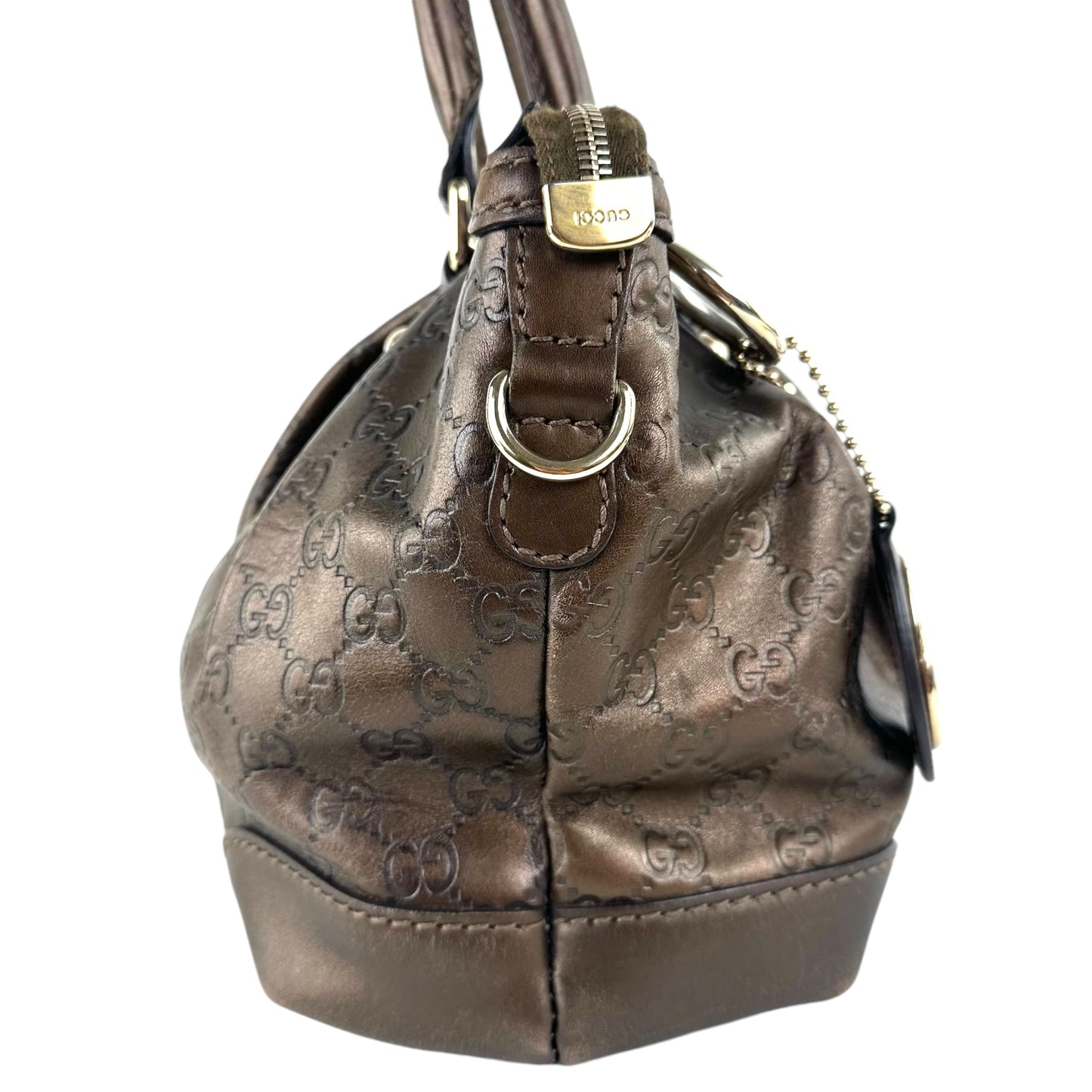 Gucci Guccissima Sukey Leather 2-Way Bag