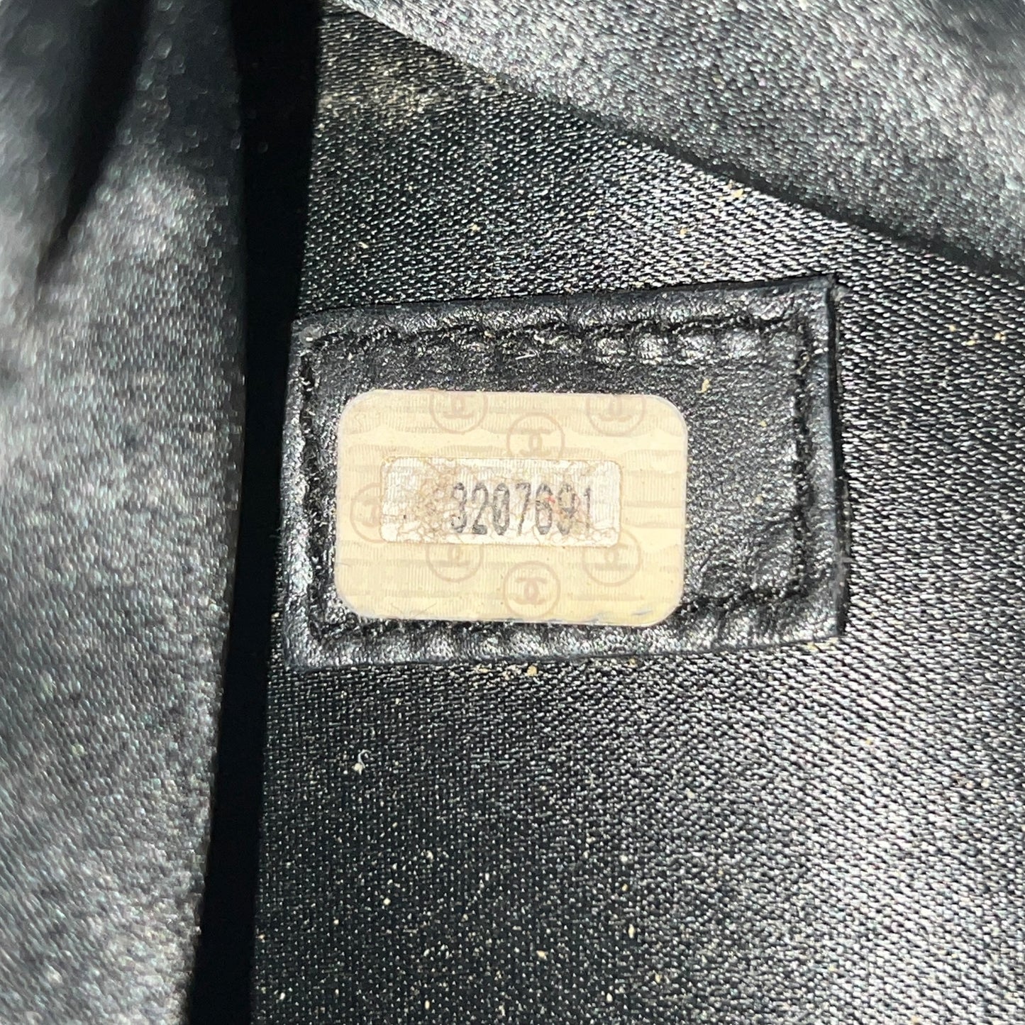 Chanel Vintage Caviar Leather Boston Bag