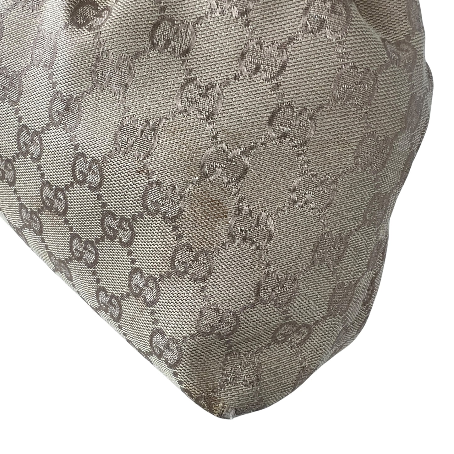 Gucci Monogram Bamboo Shoulder Bag