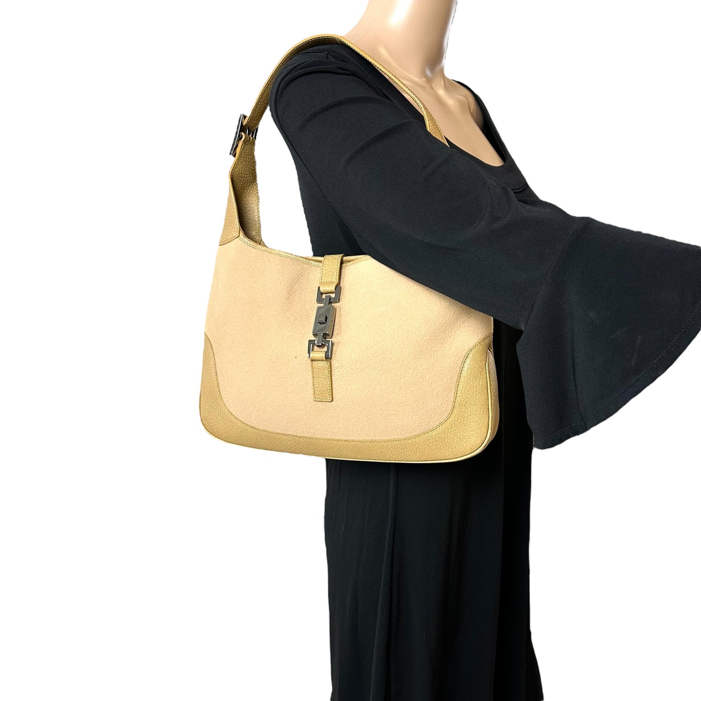 Gucci Jackie Felt Shoulder Bag