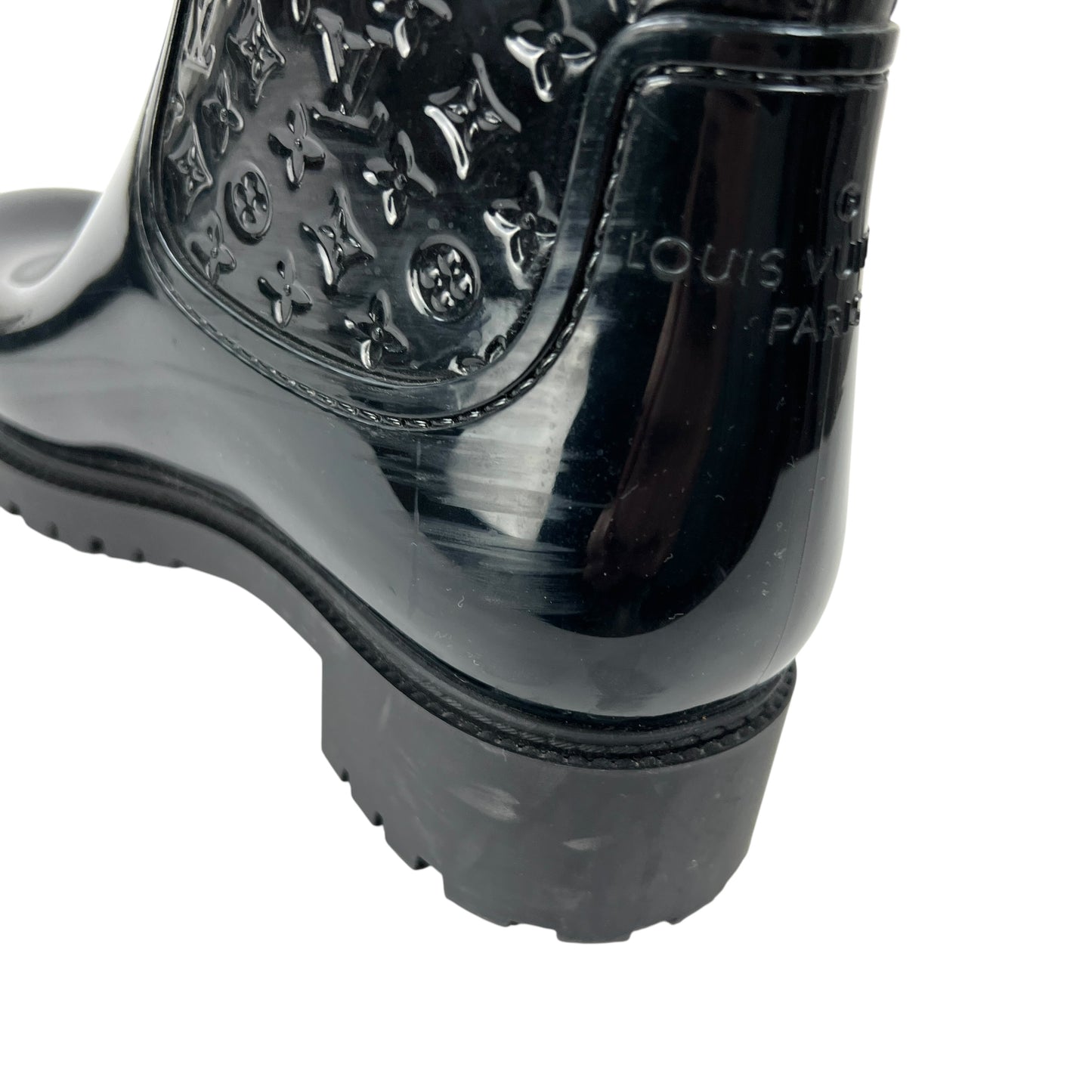 Louis Viutton Monogram Embossed Rubber Boots