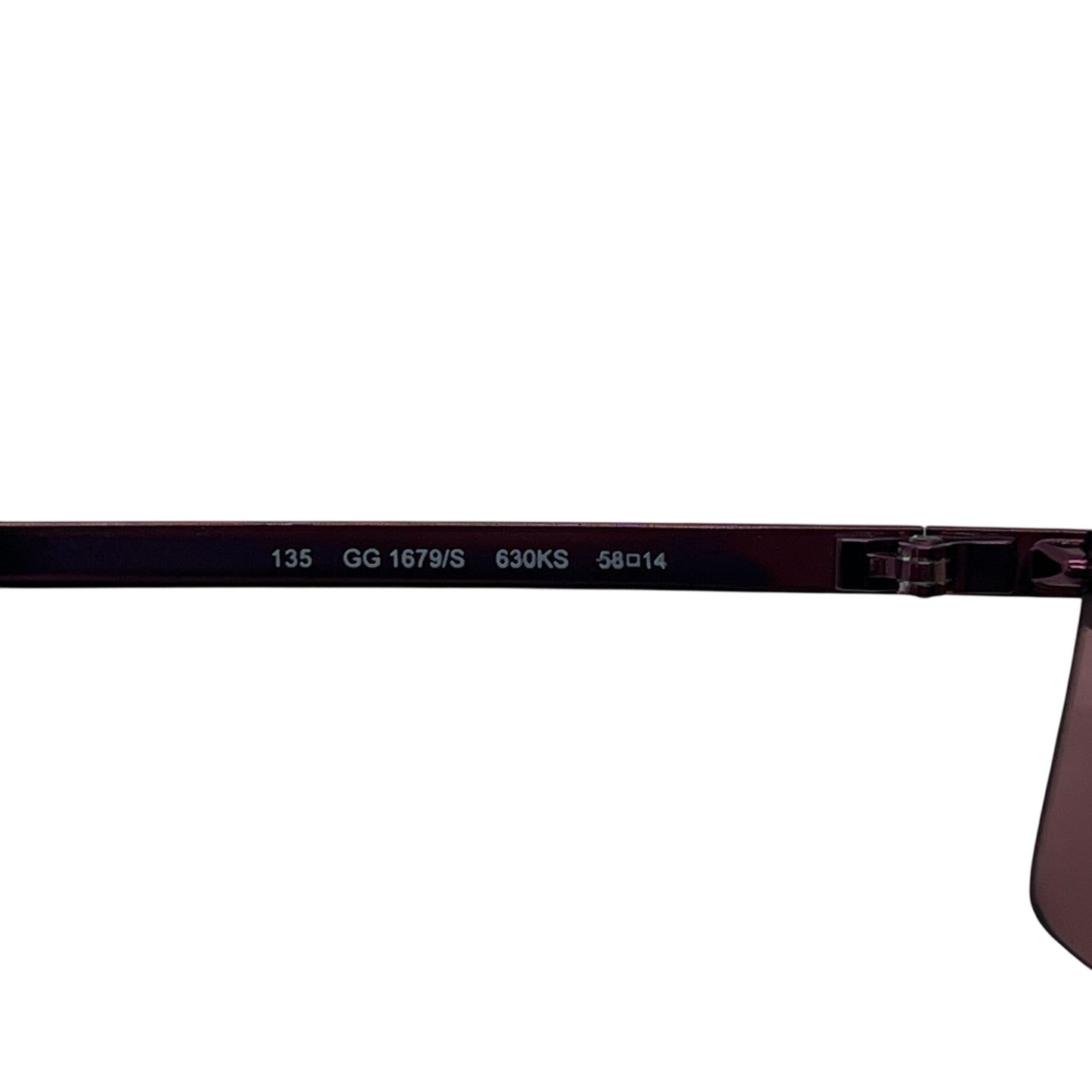 Gucci Purple Metal Sunglasses