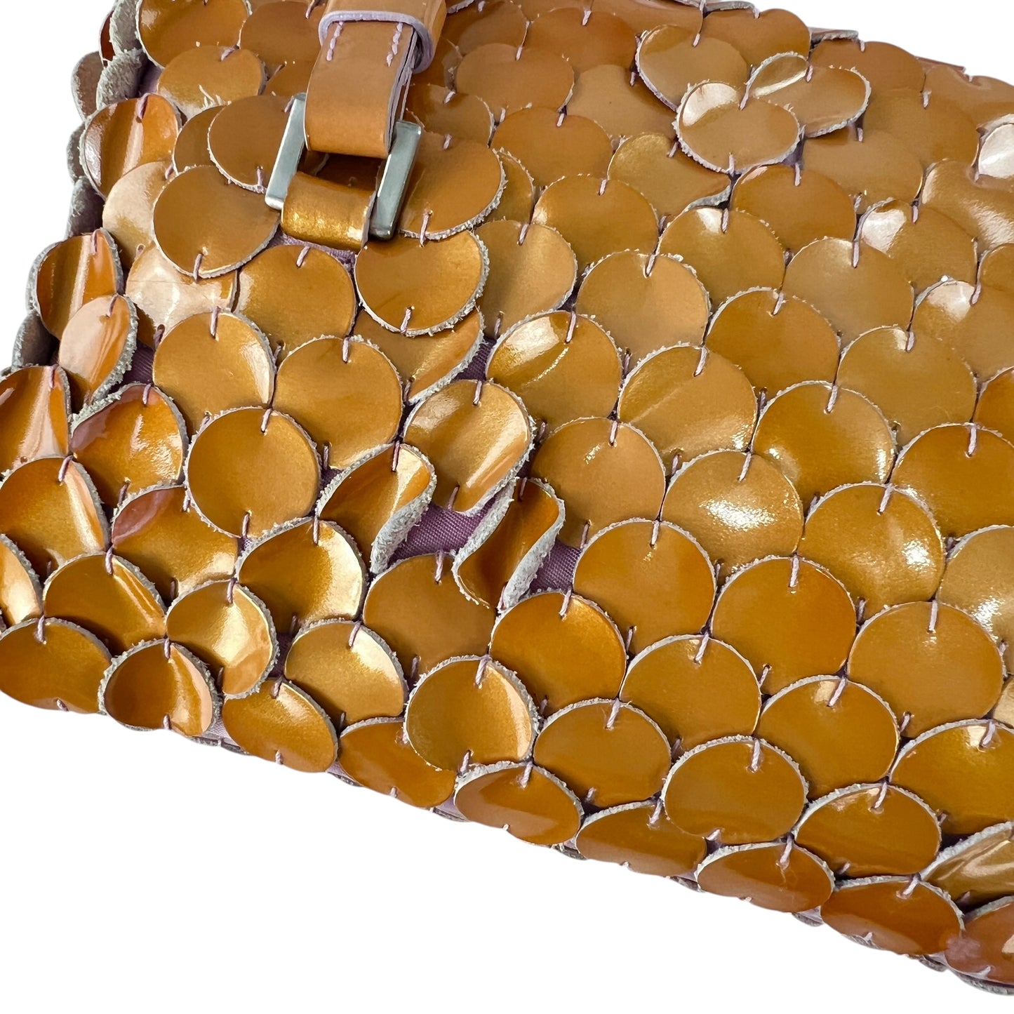 Prada Patent Leather Coins Shoulder Bag