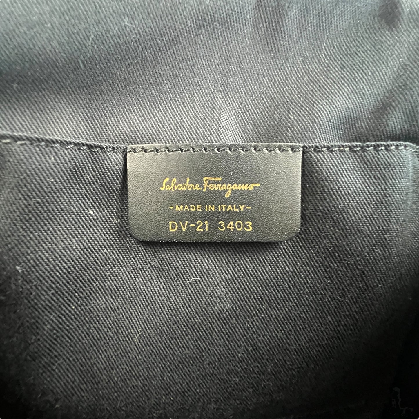 Ferragamo Gancini Wicker Top Handle Bag