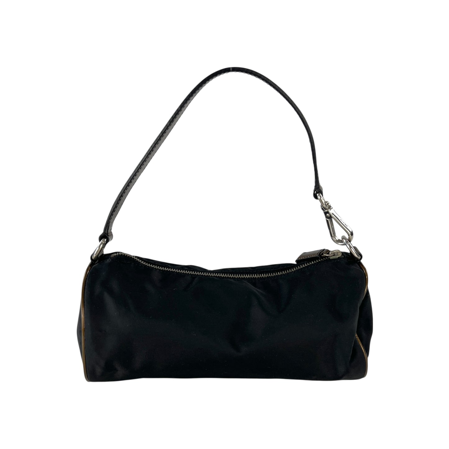 Prada Bronze Detail Pochette Bag