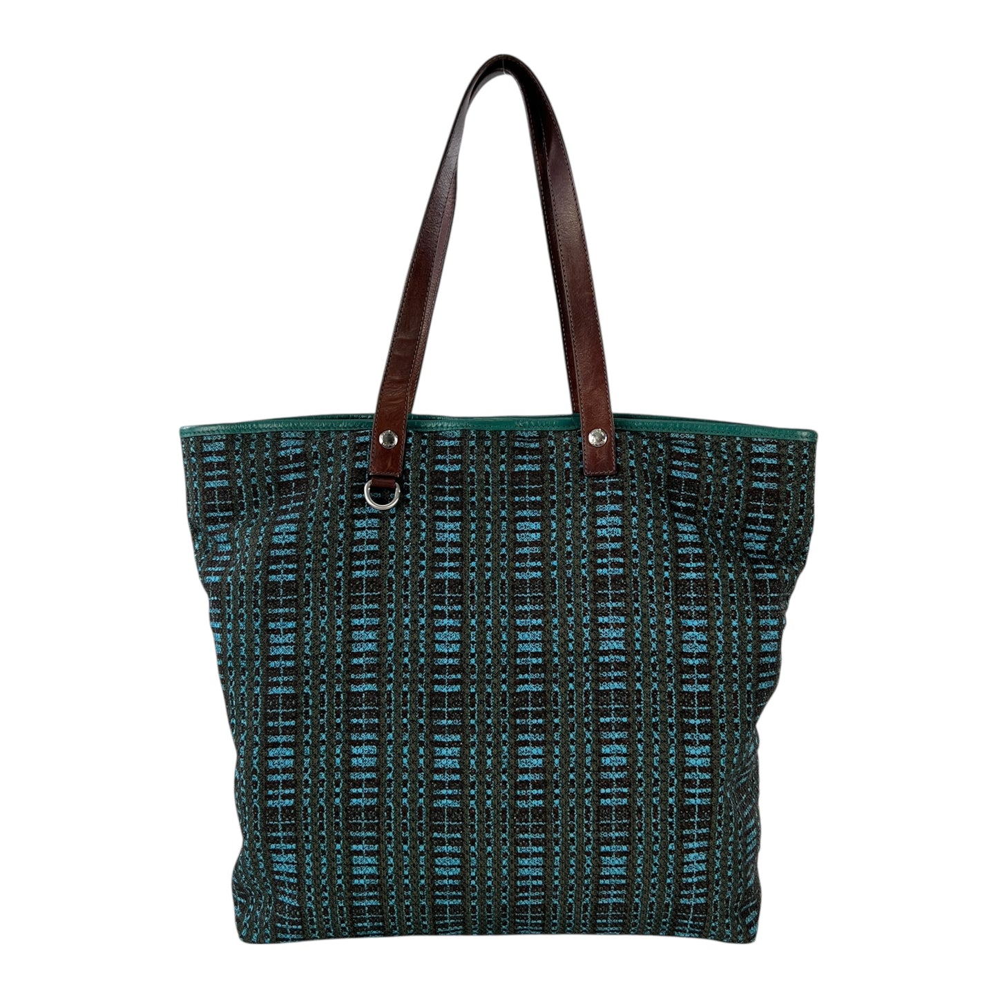 Prada Embroidered Tote Bag