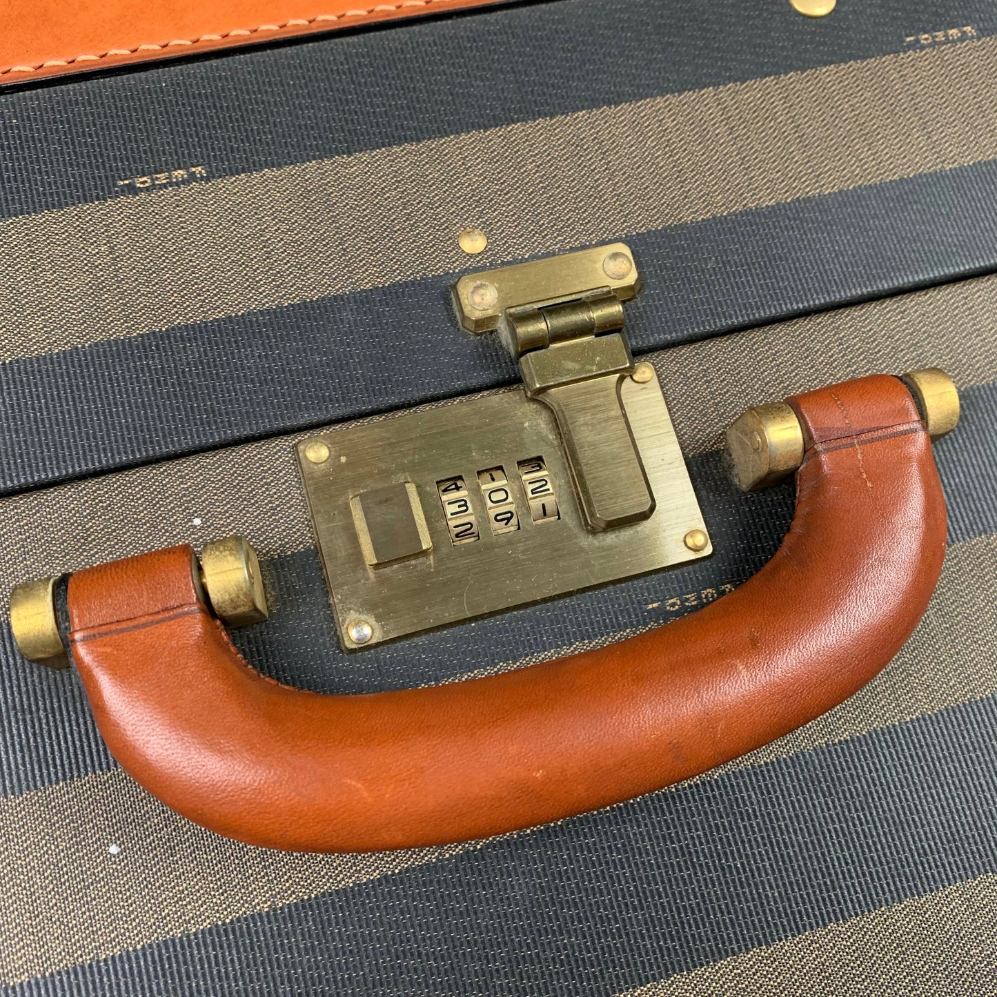 Fendi 1/1 Vintage Pequin Steamer Trunk