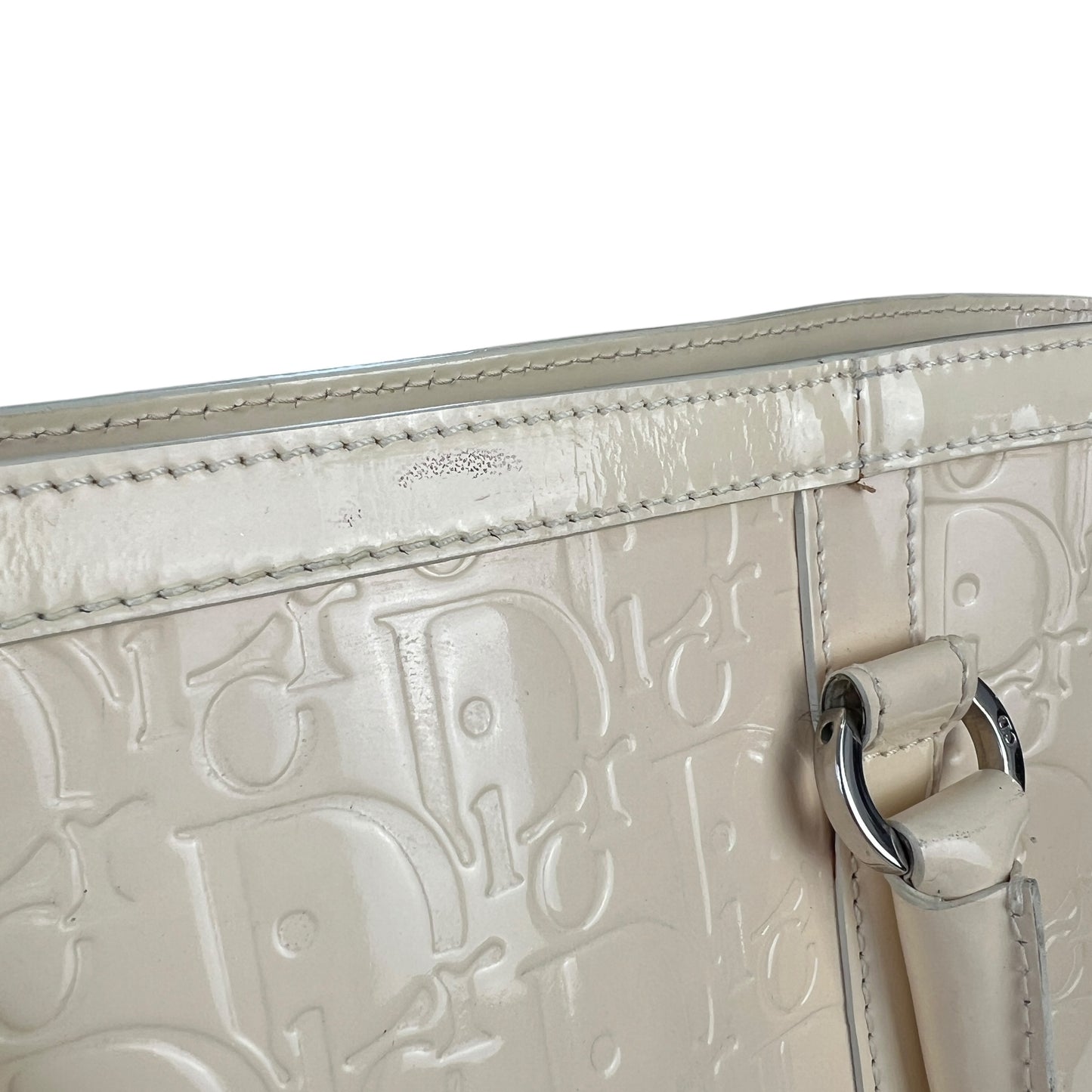 Dior Trotter Patent Leather Tote Bag