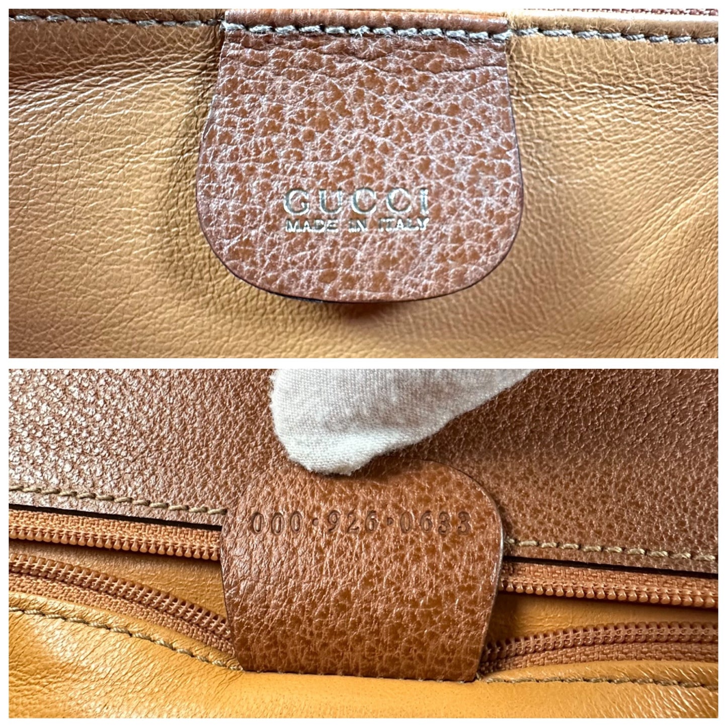 Gucci Vintage Bamboo Turnlock Handbag