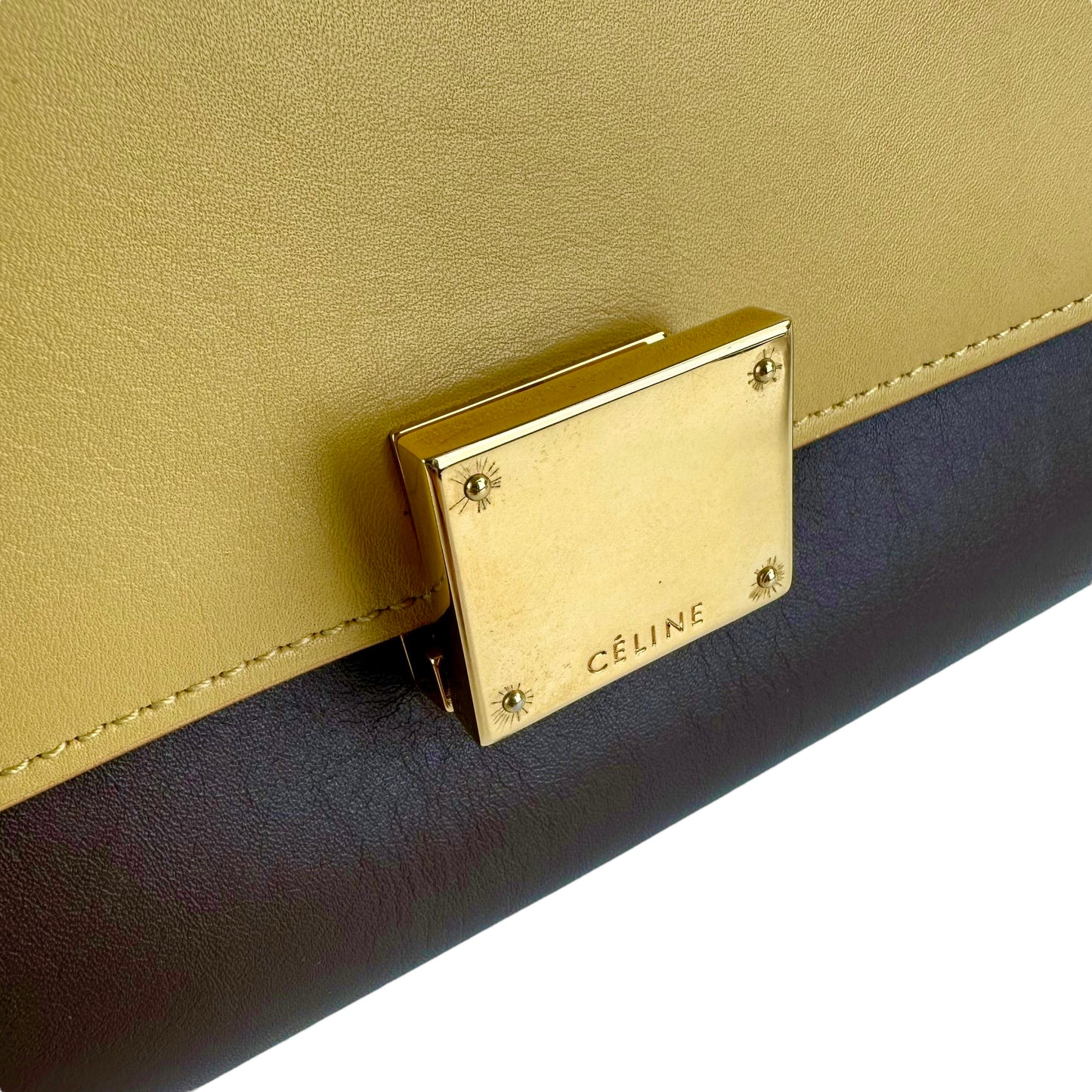 Celine Trapeze Tricolor 2-Way Bag