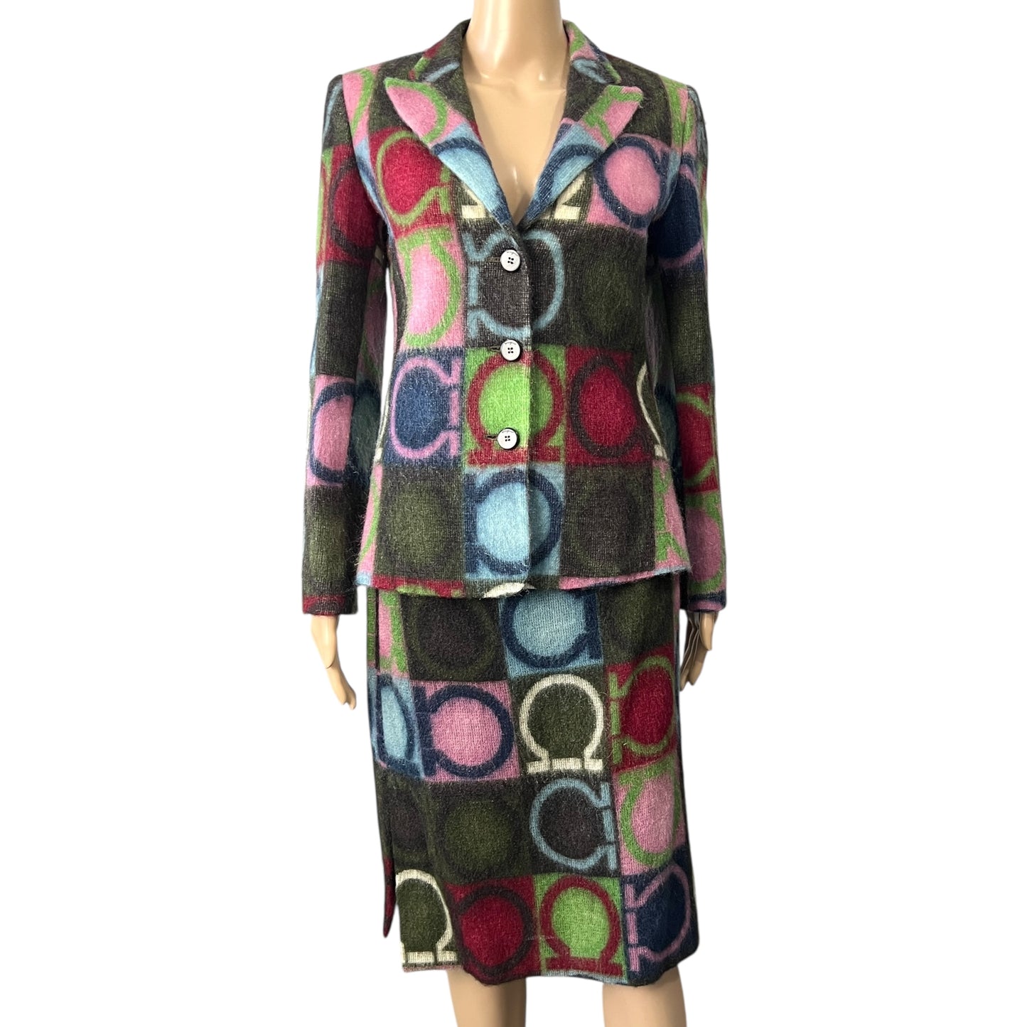 Ferragamo Gancini Mohair Suit Set