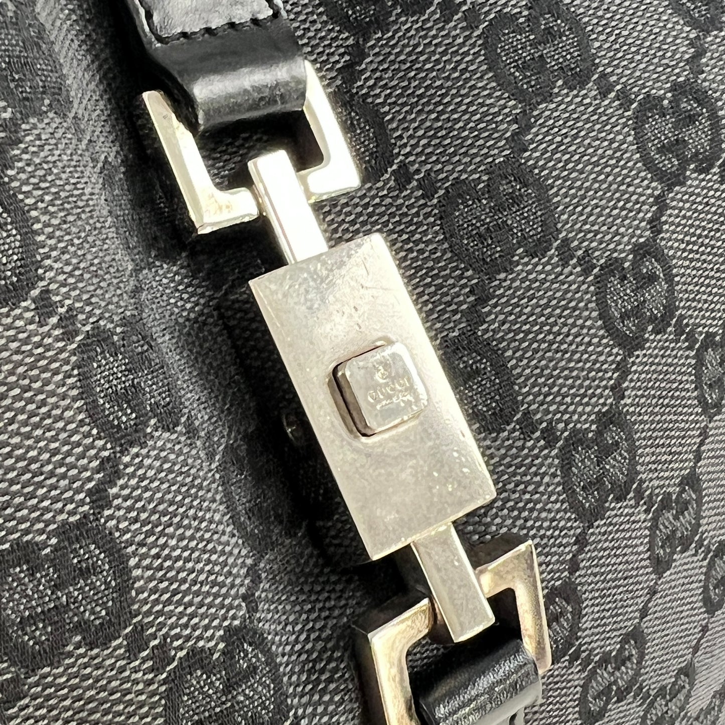 Gucci Monogram Canvas Jackie Handbag
