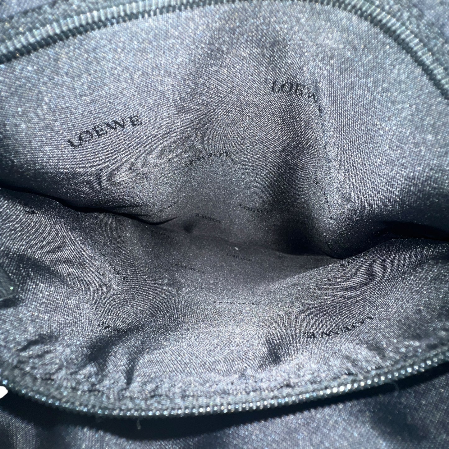 Loewe Anagram Metallic Leather Tote Bag